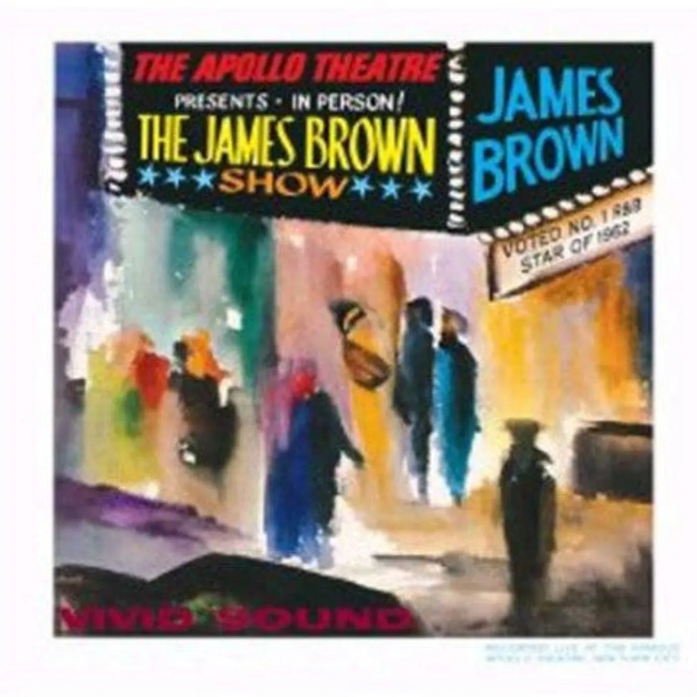 James Brown LP Vinyl - Live At The Apollo (Reis)