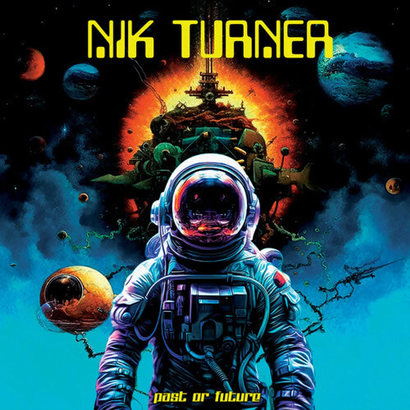 Nik Turner LP Vinyl - Past Or Future? - Red (Colv) (Red) (Rmst) (Reis)