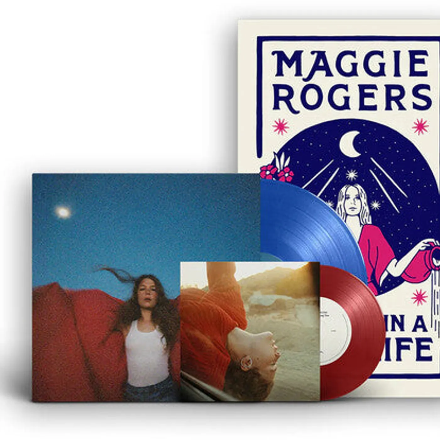 Maggie Rogers LP Vinyl - Heard It In A Past Life: 5Th Anniversary (Blue)