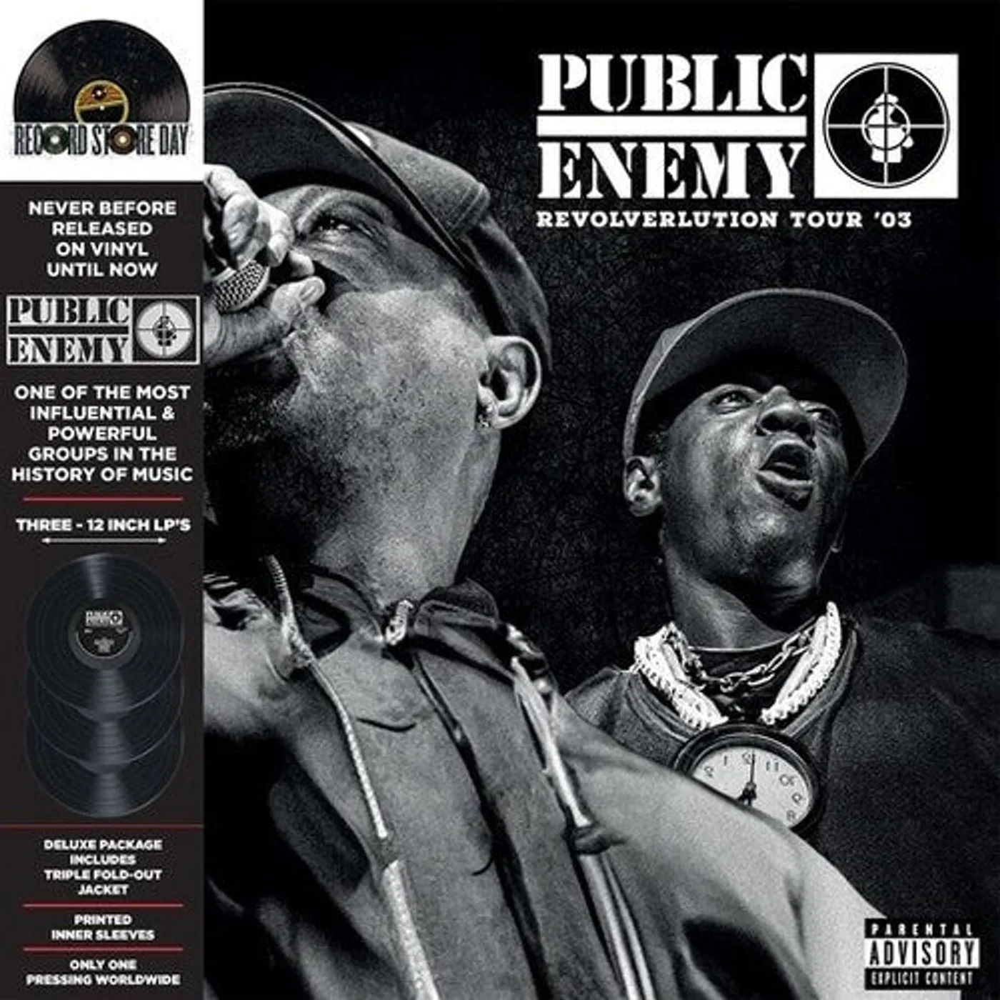Public Enemy LP Vinyl - Revolverlution Tour 2003