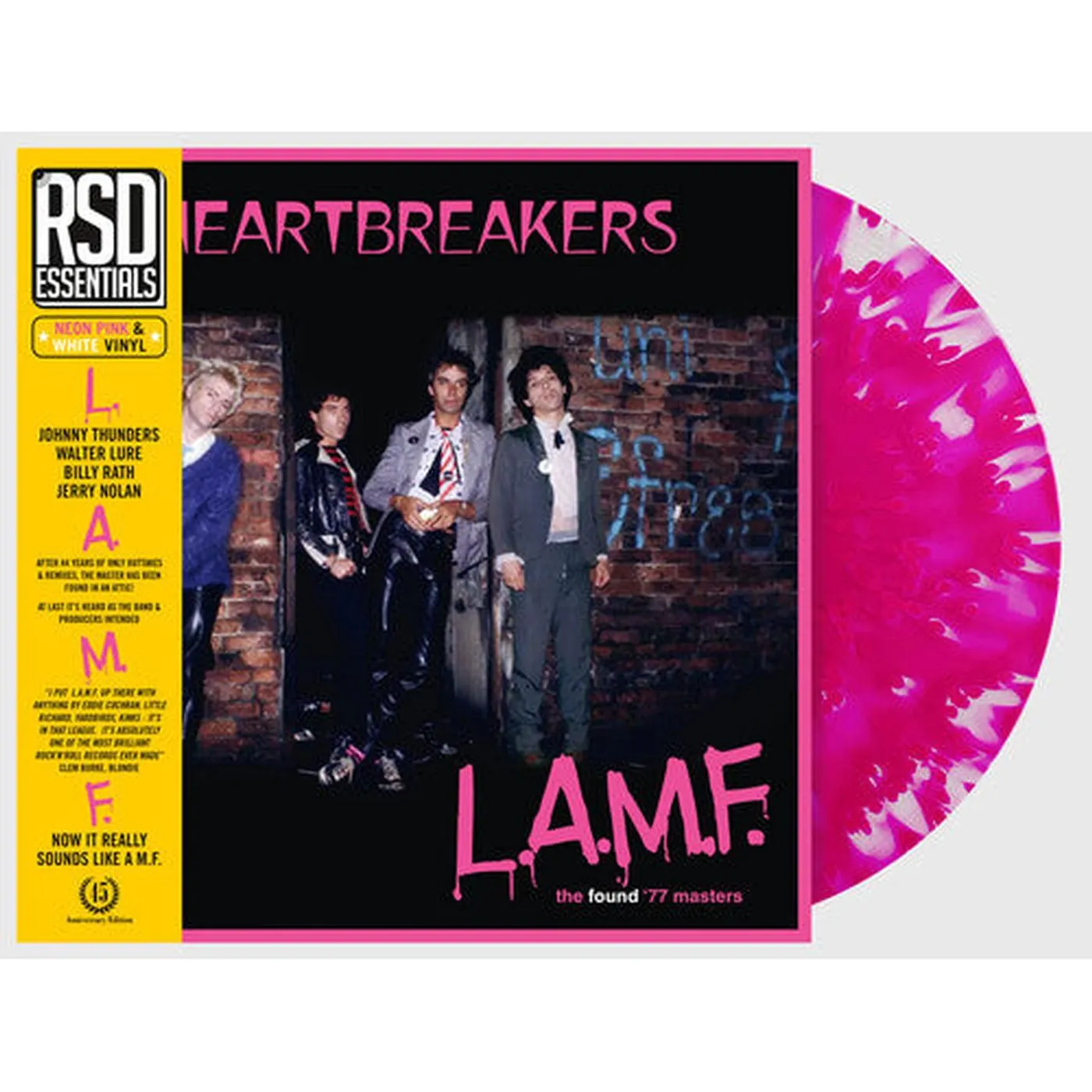 The Heartbreakers LP Vinyl - L.A.M.F. - The Found '77 Masters (Colv) (Pnk)