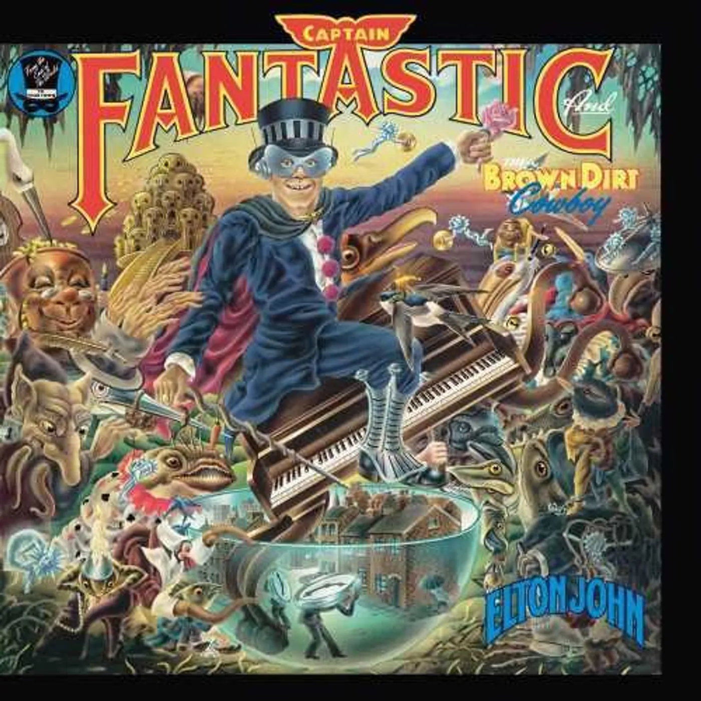 Elton John LP Vinyl - Captain Fantastic & The Brown Dirt Cowboy