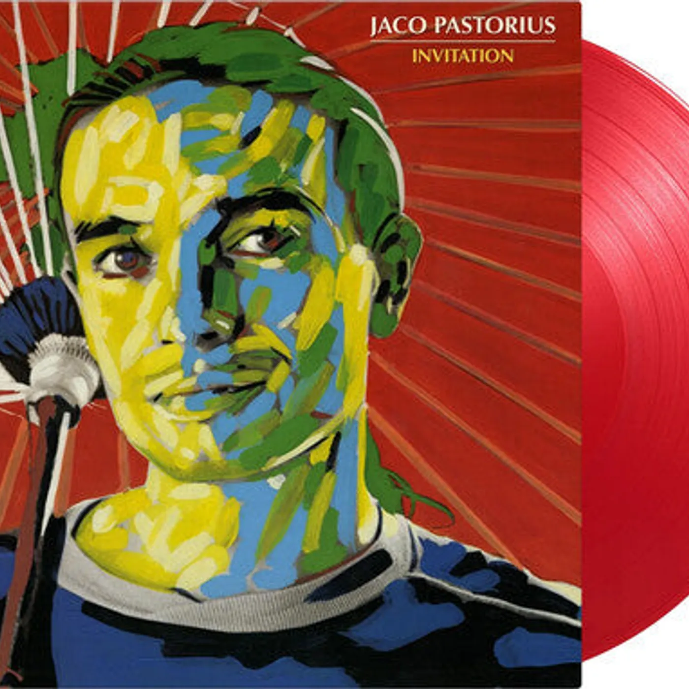 Jaco Pastorius LP Vinyl - Invitation (Colv) (Ltd) (Ogv) (Red) (Hol)