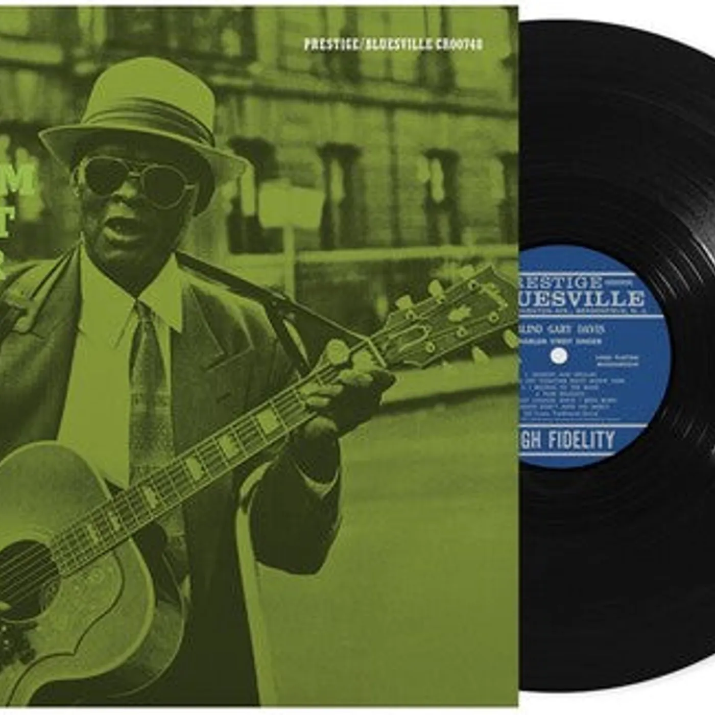 Reverend Gary Davis LP Vinyl - Harlem Street Singer (Bluesville Acoustic Sounds)