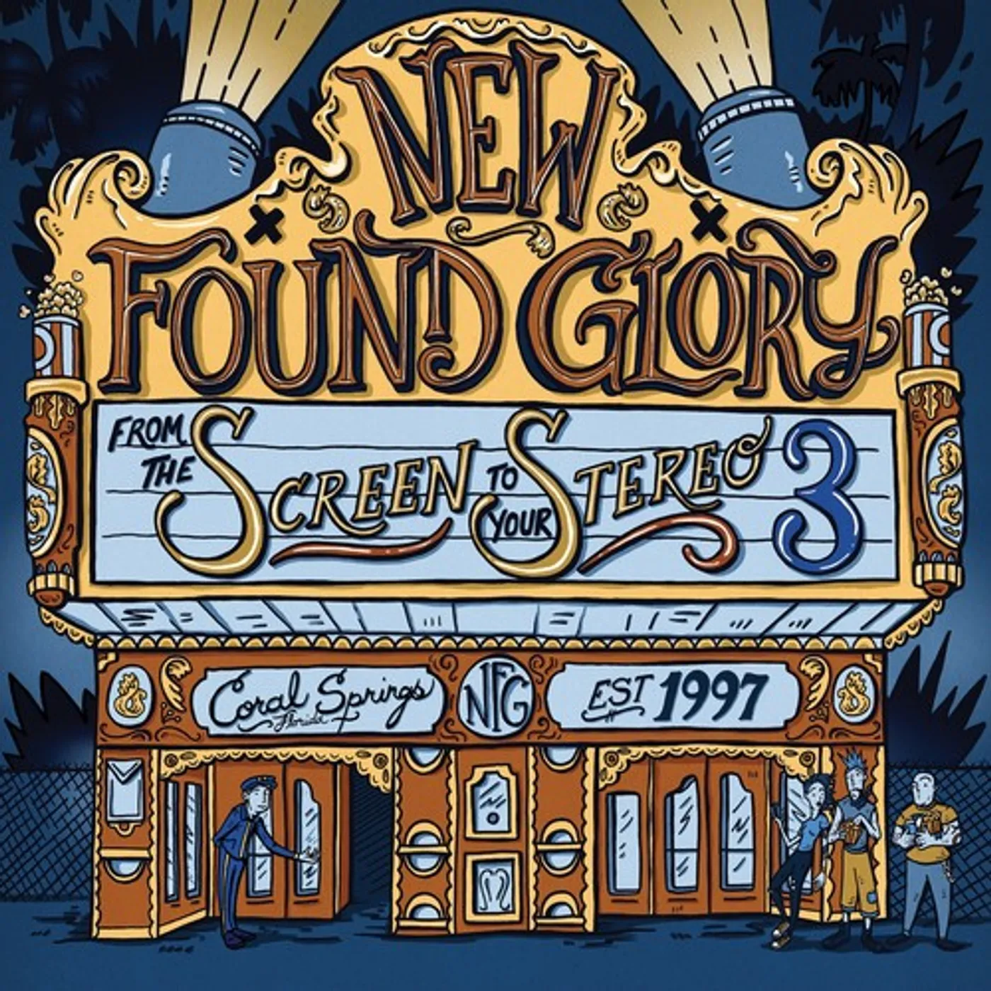 New Found Glory LP Vinyl - From The Screen To Your Stereo 3 (10In) (Blk)