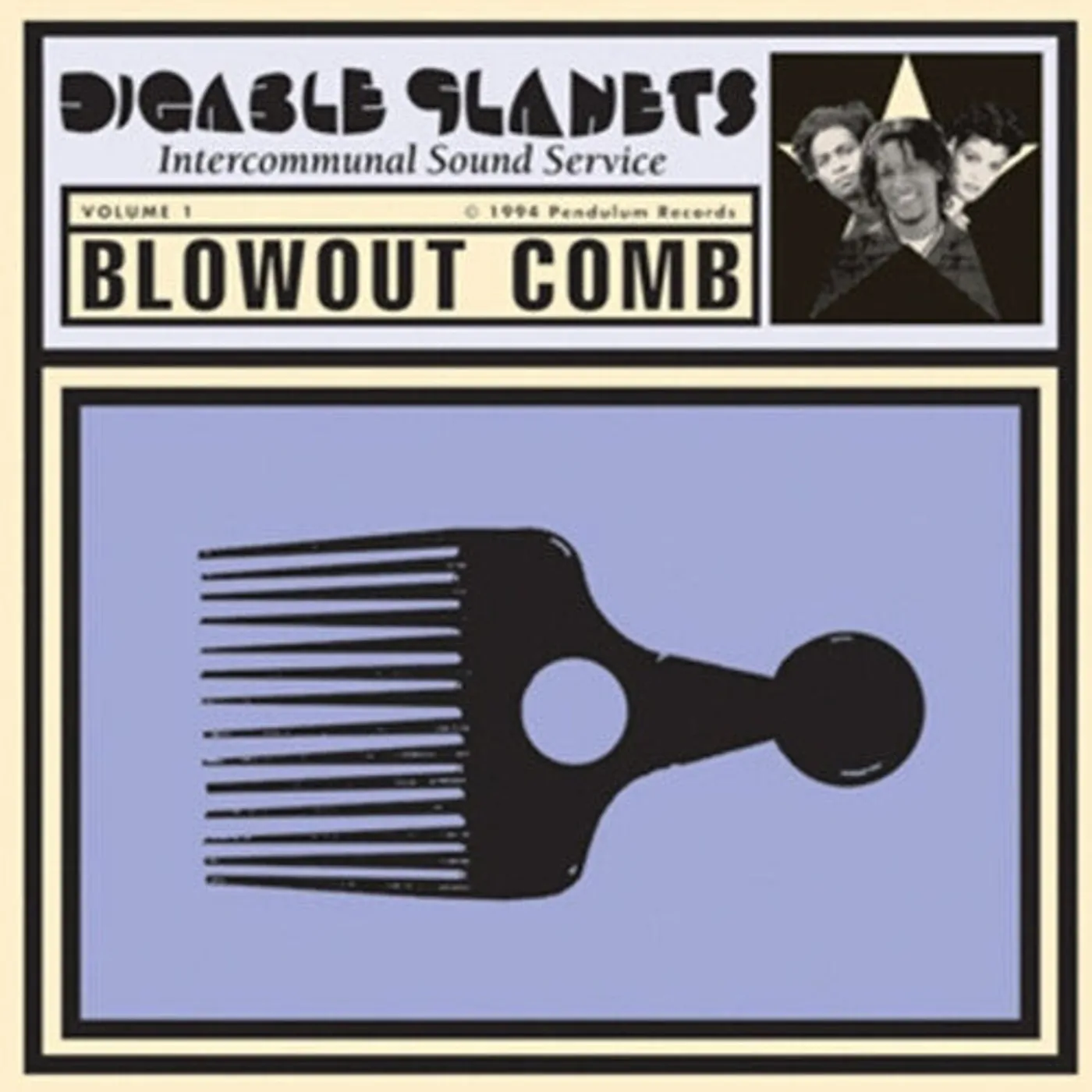 Digable Planets LP Vinyl - Blowout Comb - Clear/Purple (Cvnl) (Purp)
