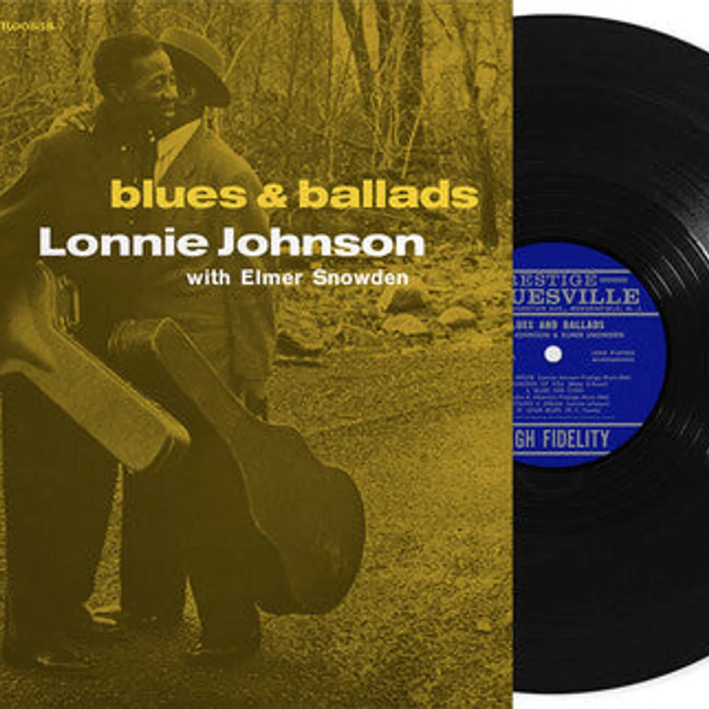 Lonnie Johnson LP Vinyl - Blues & Ballads (Bluesville Acoustic Sound Series)