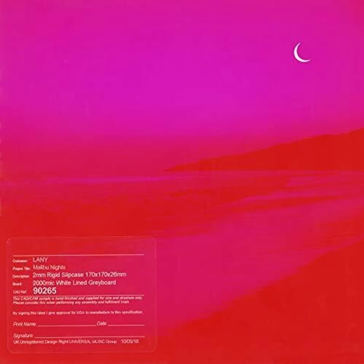 Lany LP Vinyl - Malibu Nights (Cvnl)