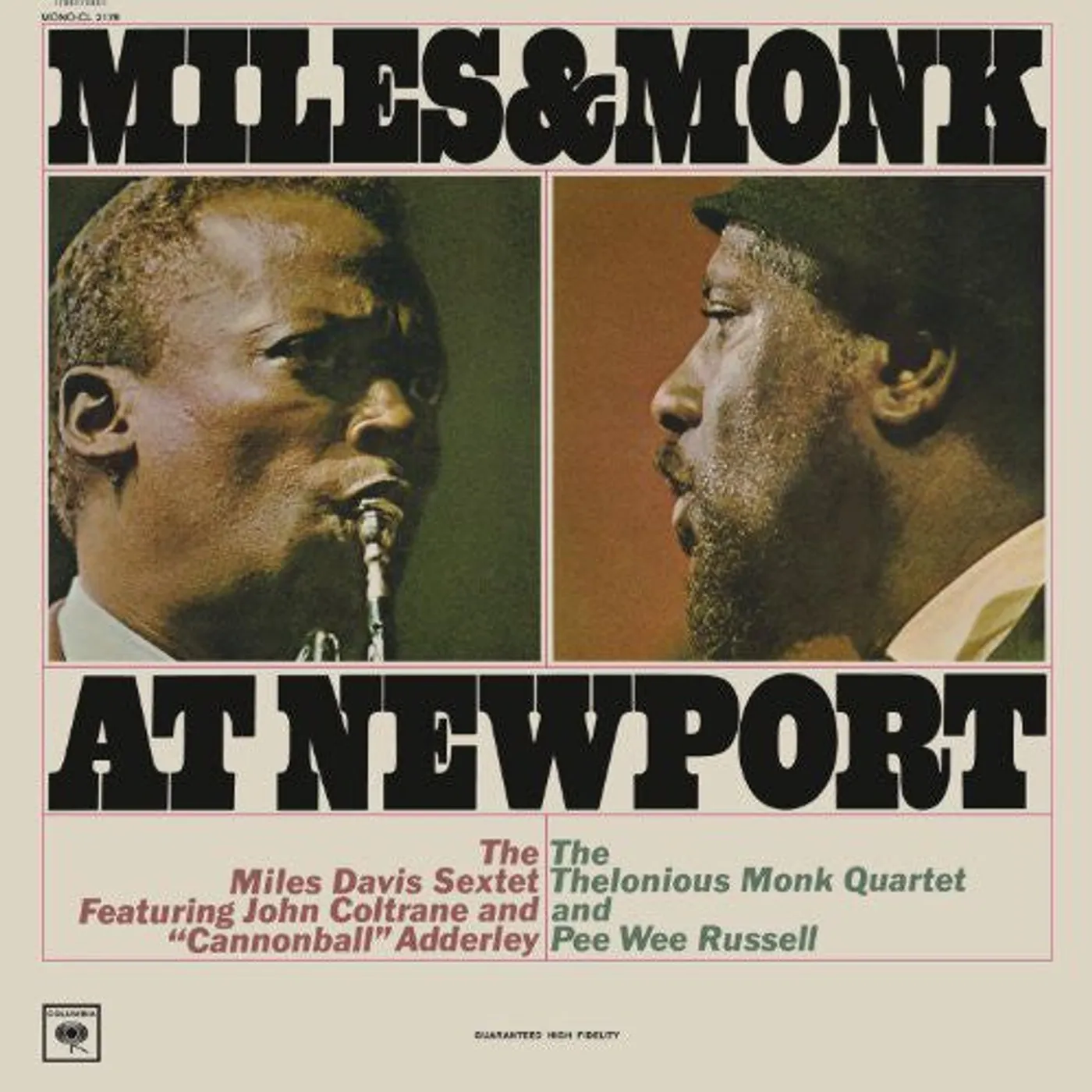 Miles Davis LP Vinyl - Miles & Monk At Newport (Mono Vinyl) (Mono)