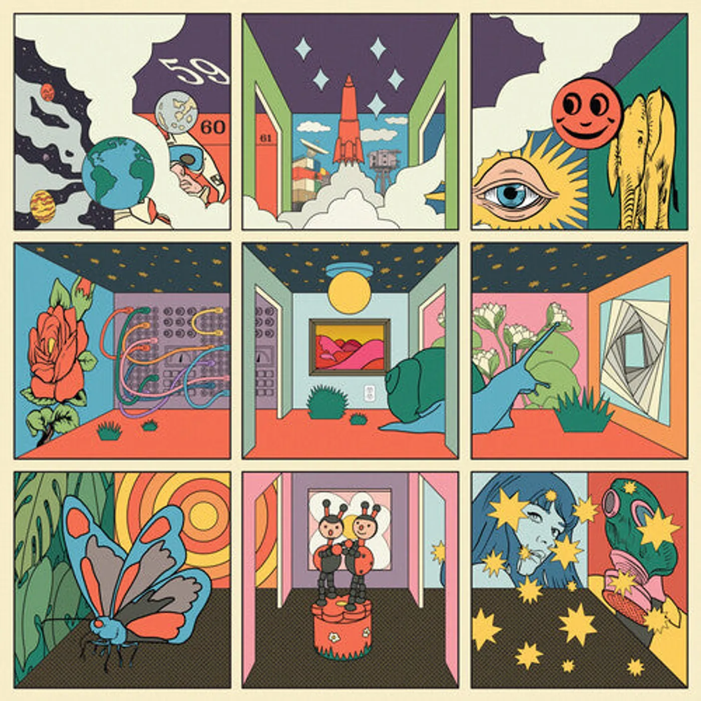 Strfkr LP Vinyl - Future Past Life - Opaque Orange (Org) (Post)