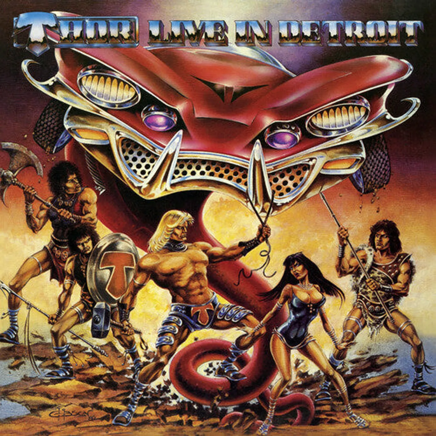 Thor LP Vinyl - Live In Detroit 1985 (Reis)