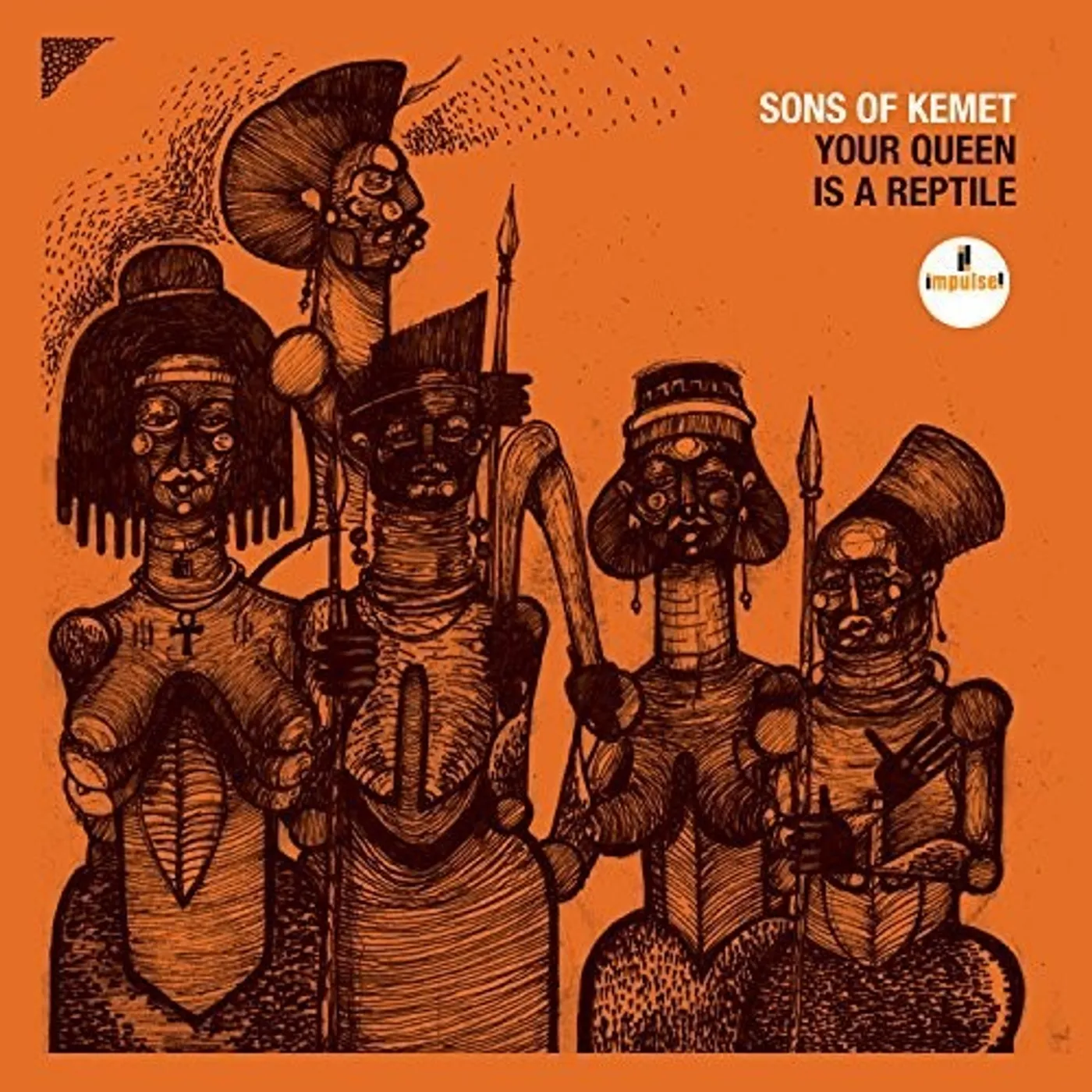 Sons Of Kemet LP Vinyl - Your Queen Is A Reptile