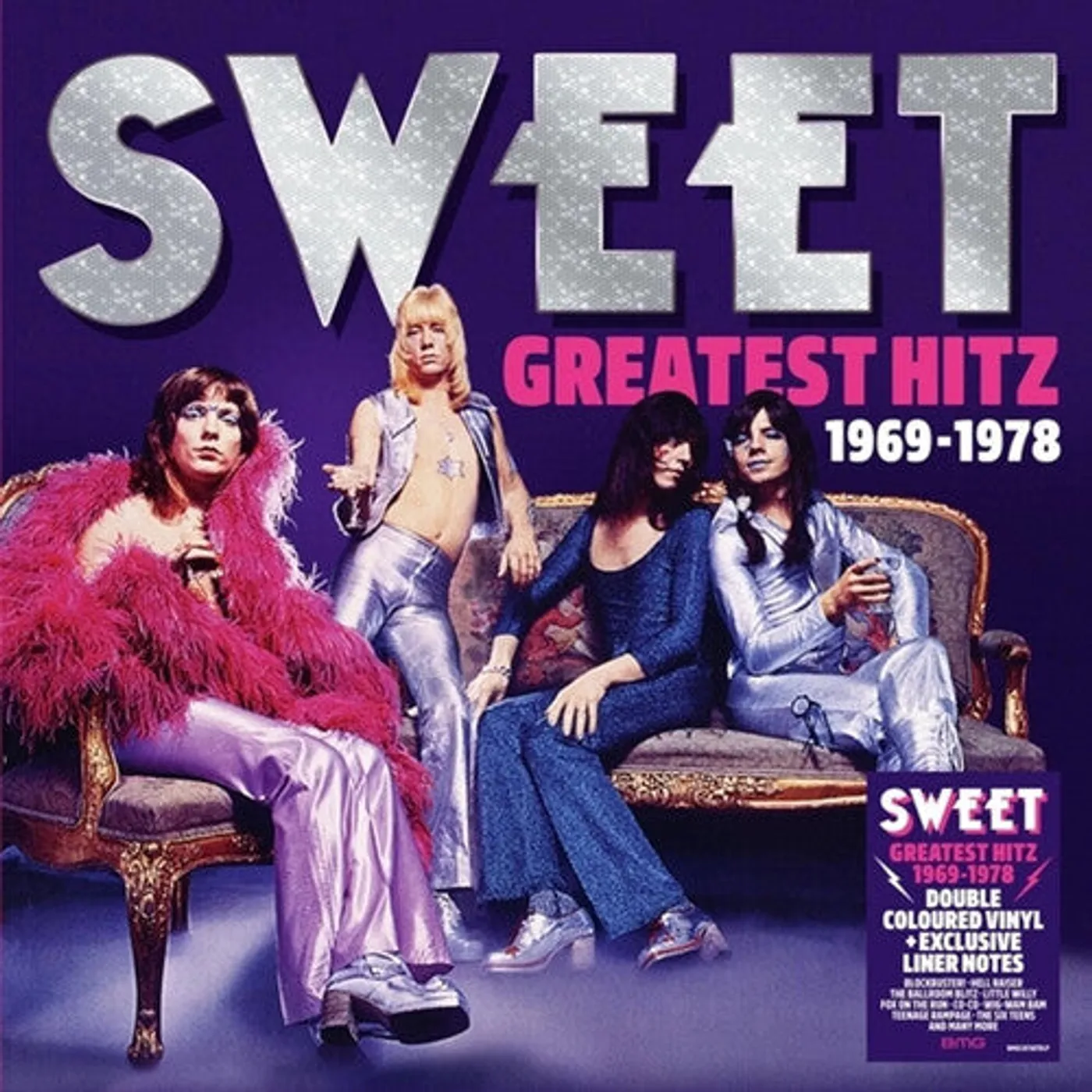 Sweet LP Vinyl - Greatest Hitz: The Best Of Sweet 1969-1978 (Uk)