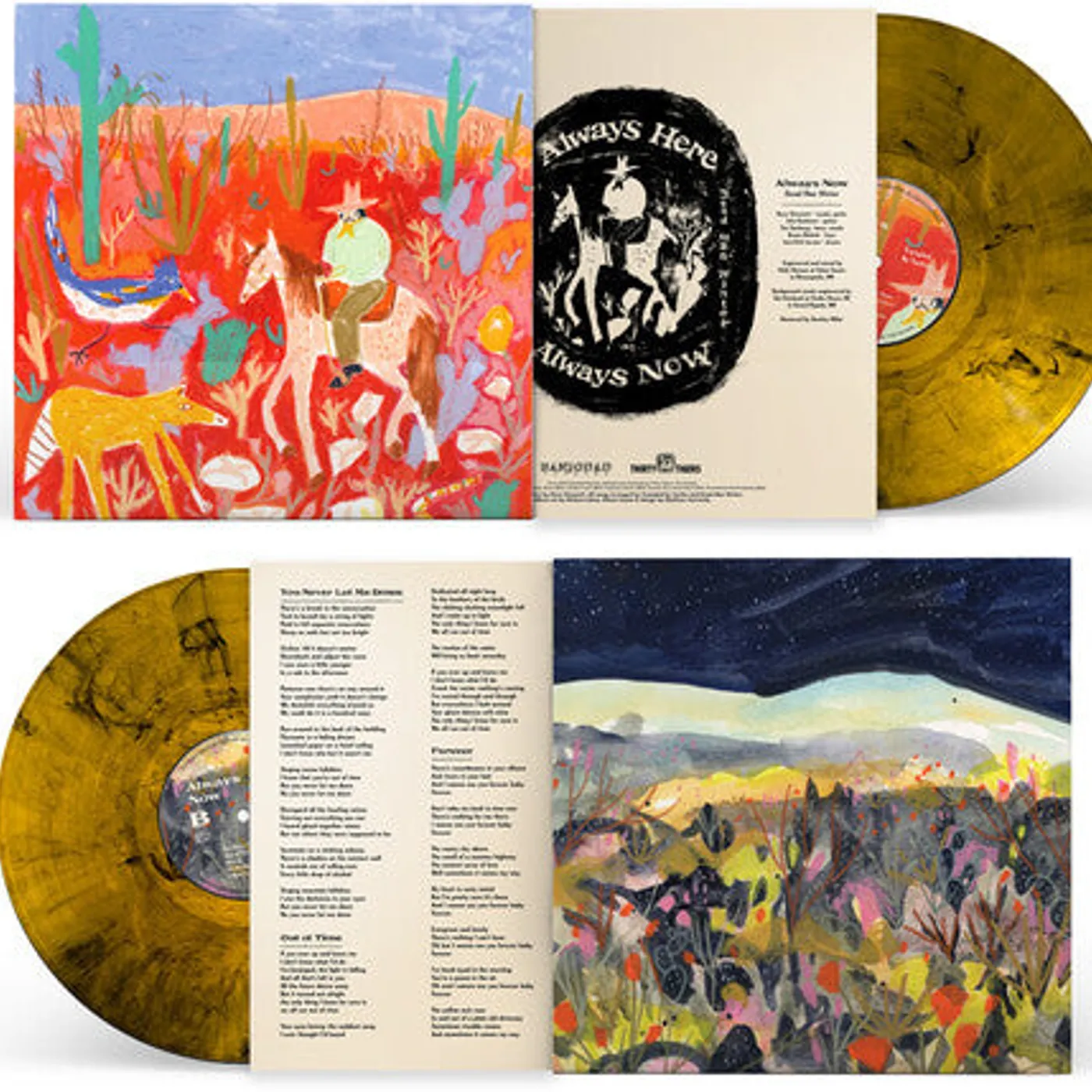 Trampled By Turtle & Dead Man Winter LP Vinyl - Always Here / Always Now