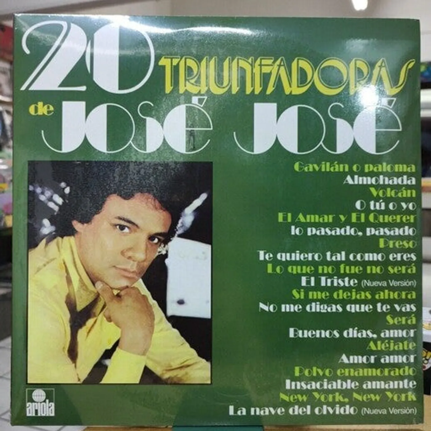 José José LP Vinyl - 20 Triunfadoras