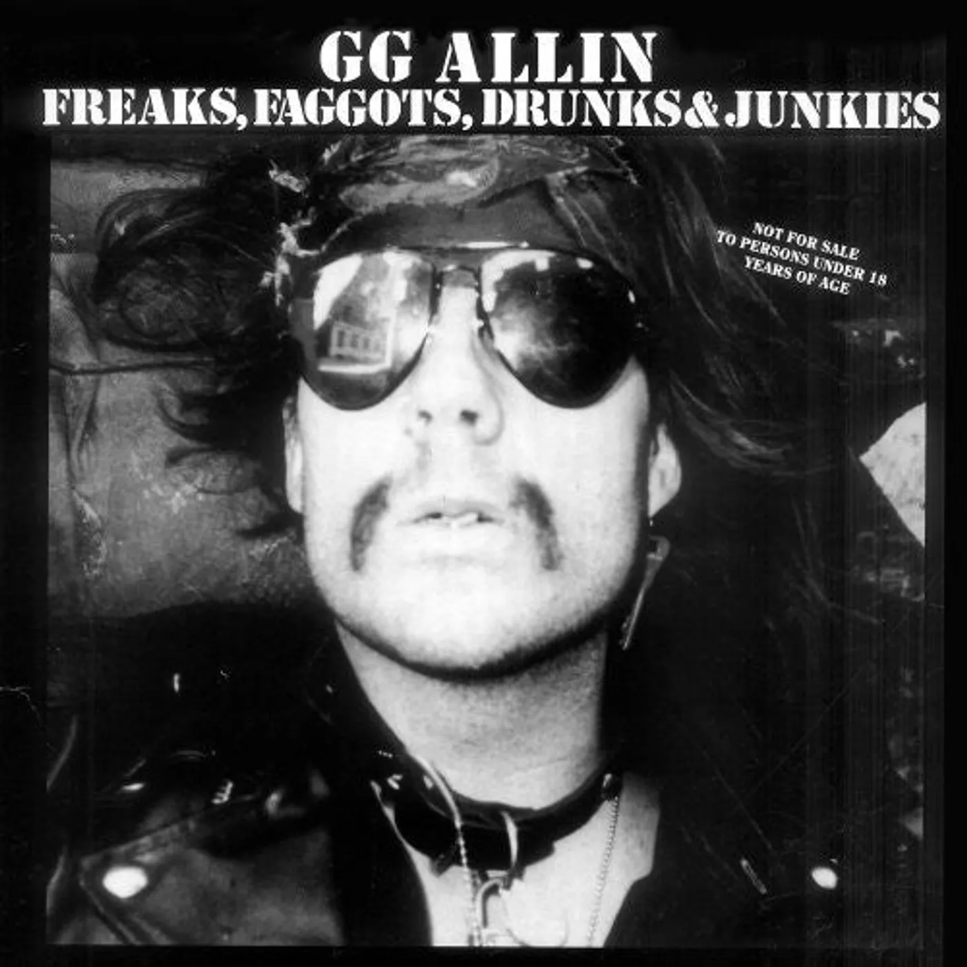 Gg Allin LP Vinyl - Freaks Faggots Drunks & Junkies