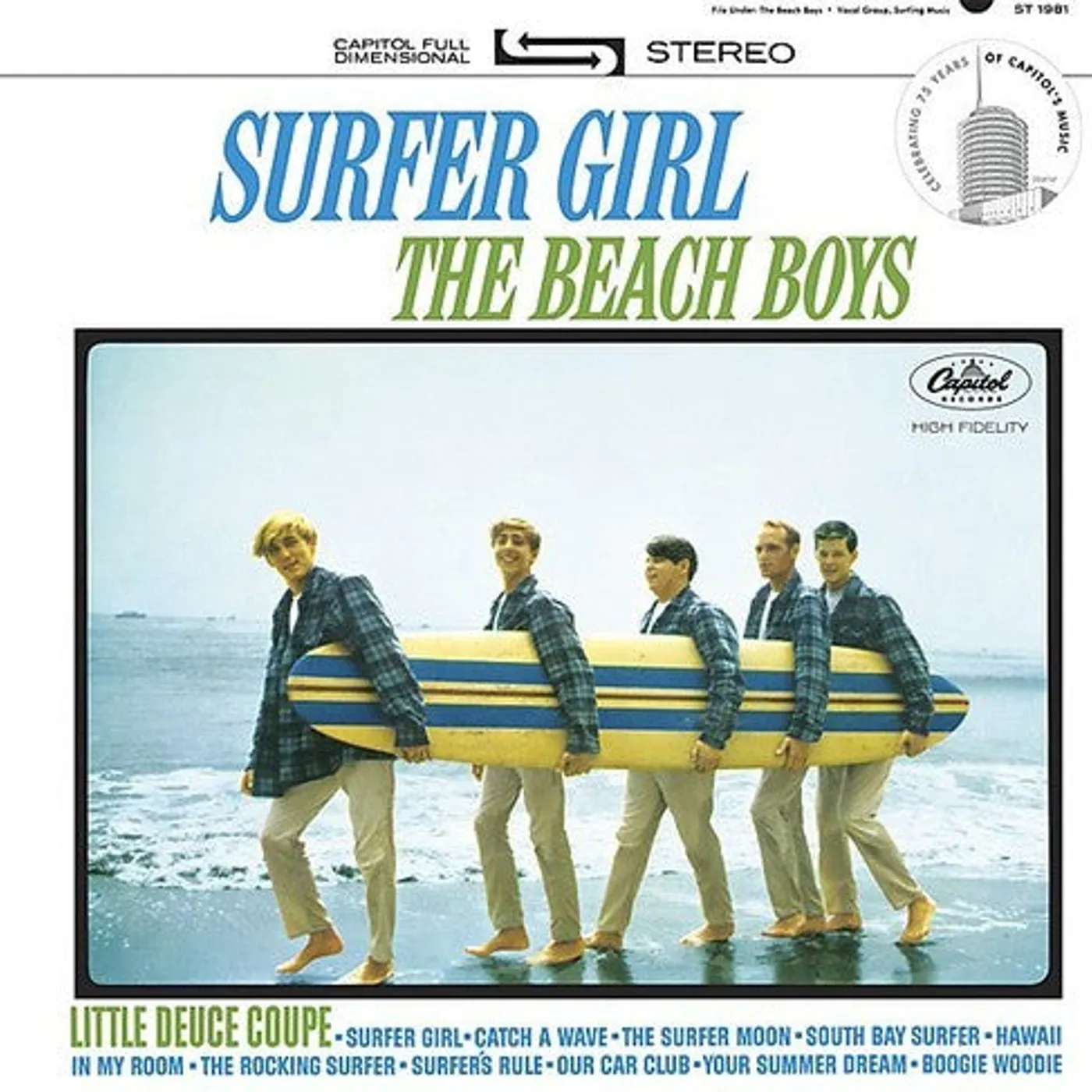 The Beach Boys LP Vinyl - Surfer Girl