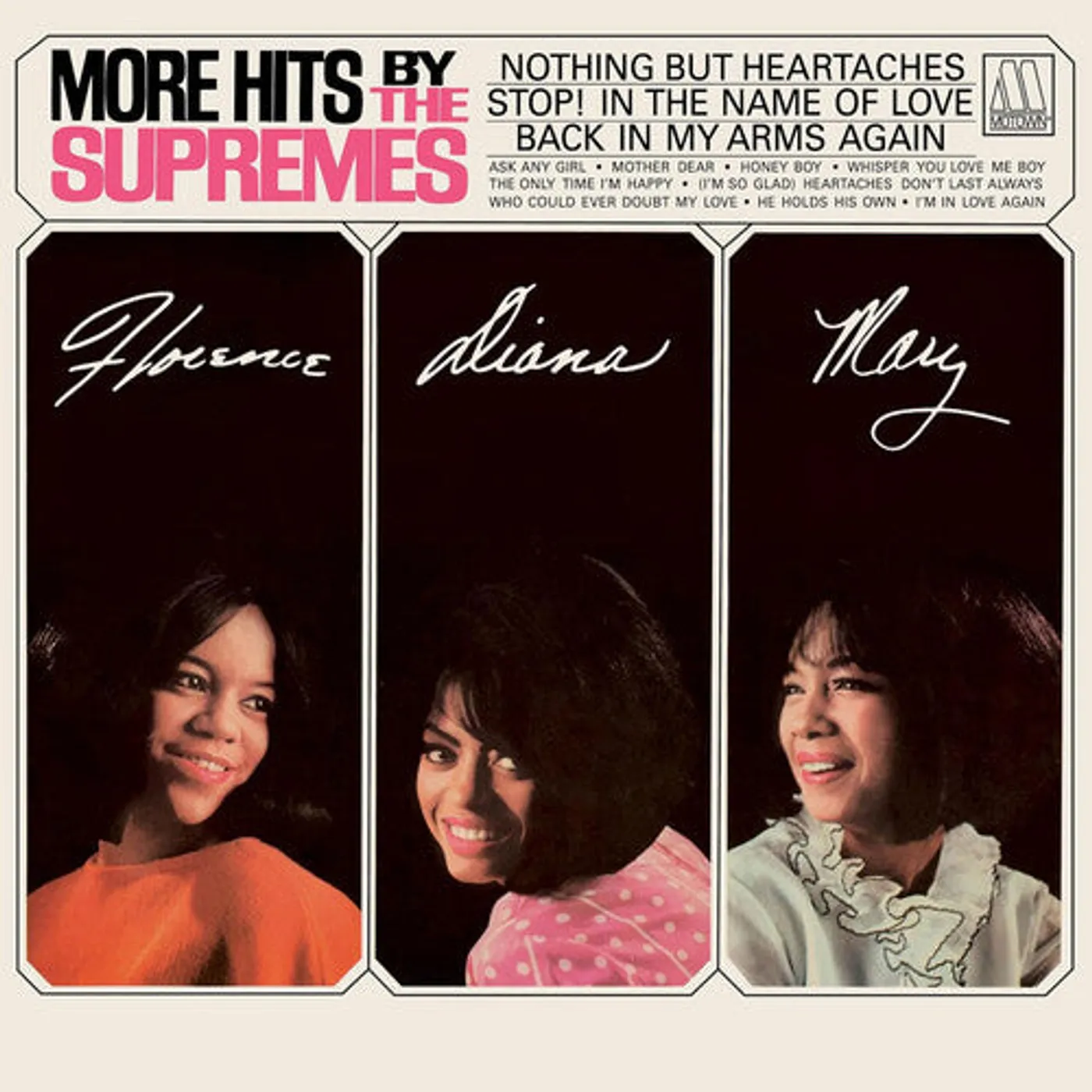 Supremes LP Vinyl - More Hits By The Supremes