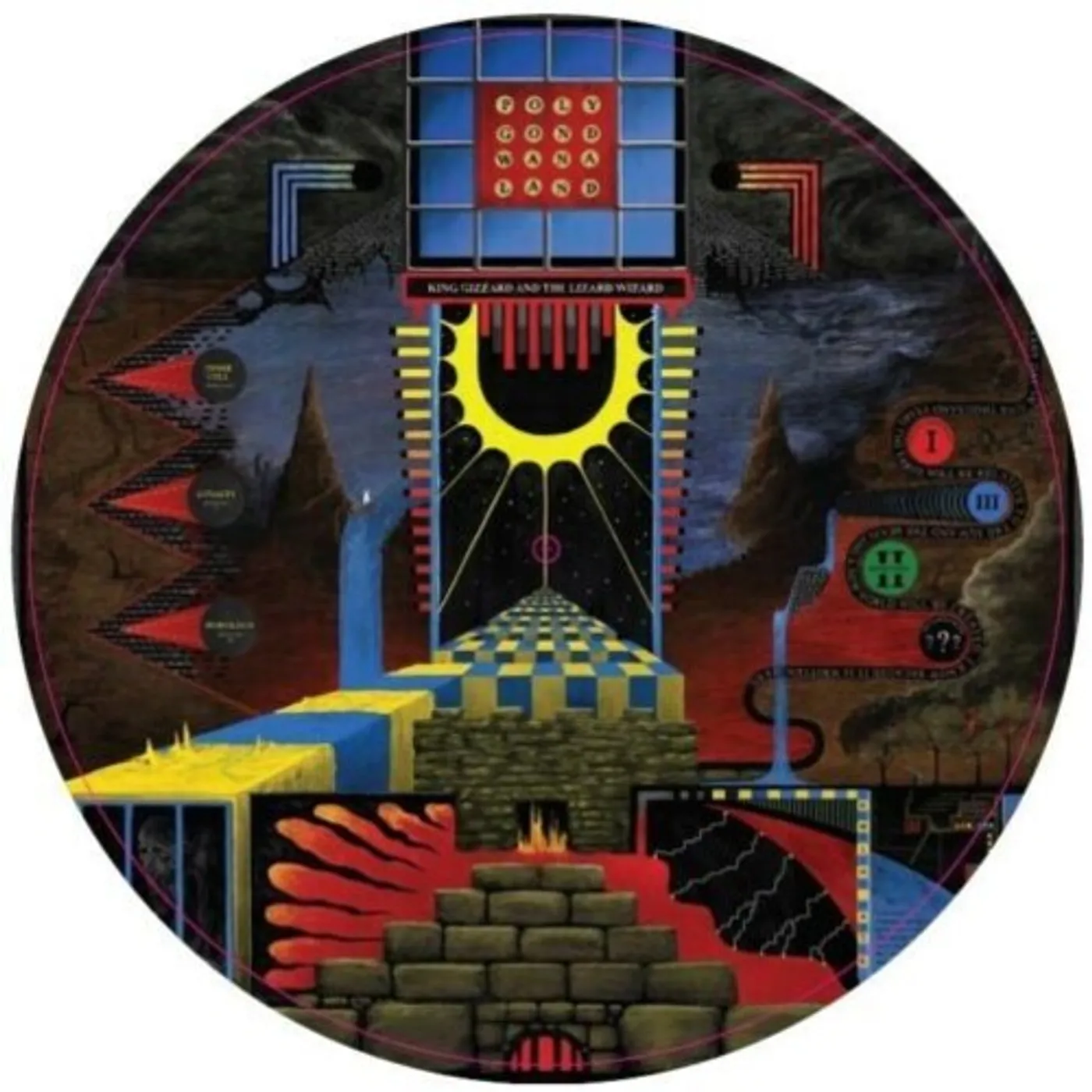 King Gizzard & The Lizard Wizard LP Vinyl - Polygondwanaland (Pict)