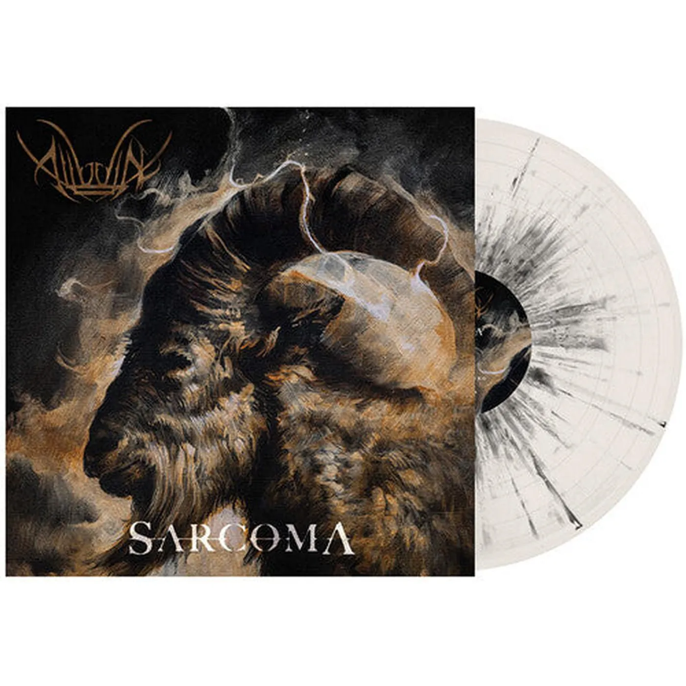 Alluvial LP Vinyl - Sarcoma - Bone & Black Splatter (Blk) (Colv) (Ltd)