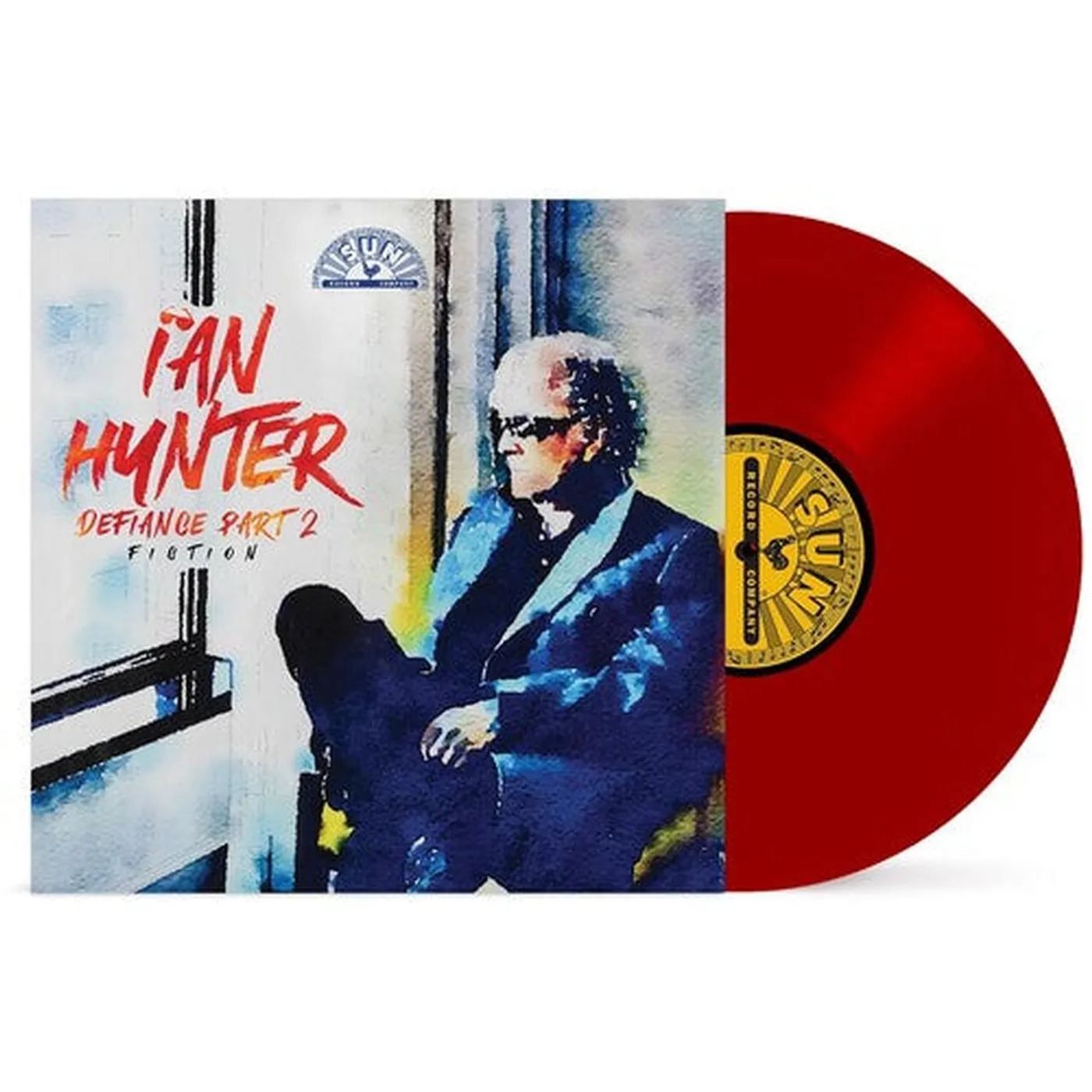 Ian Hunter LP Vinyl - Defiance Part 2: Fiction (Colv) (Red)