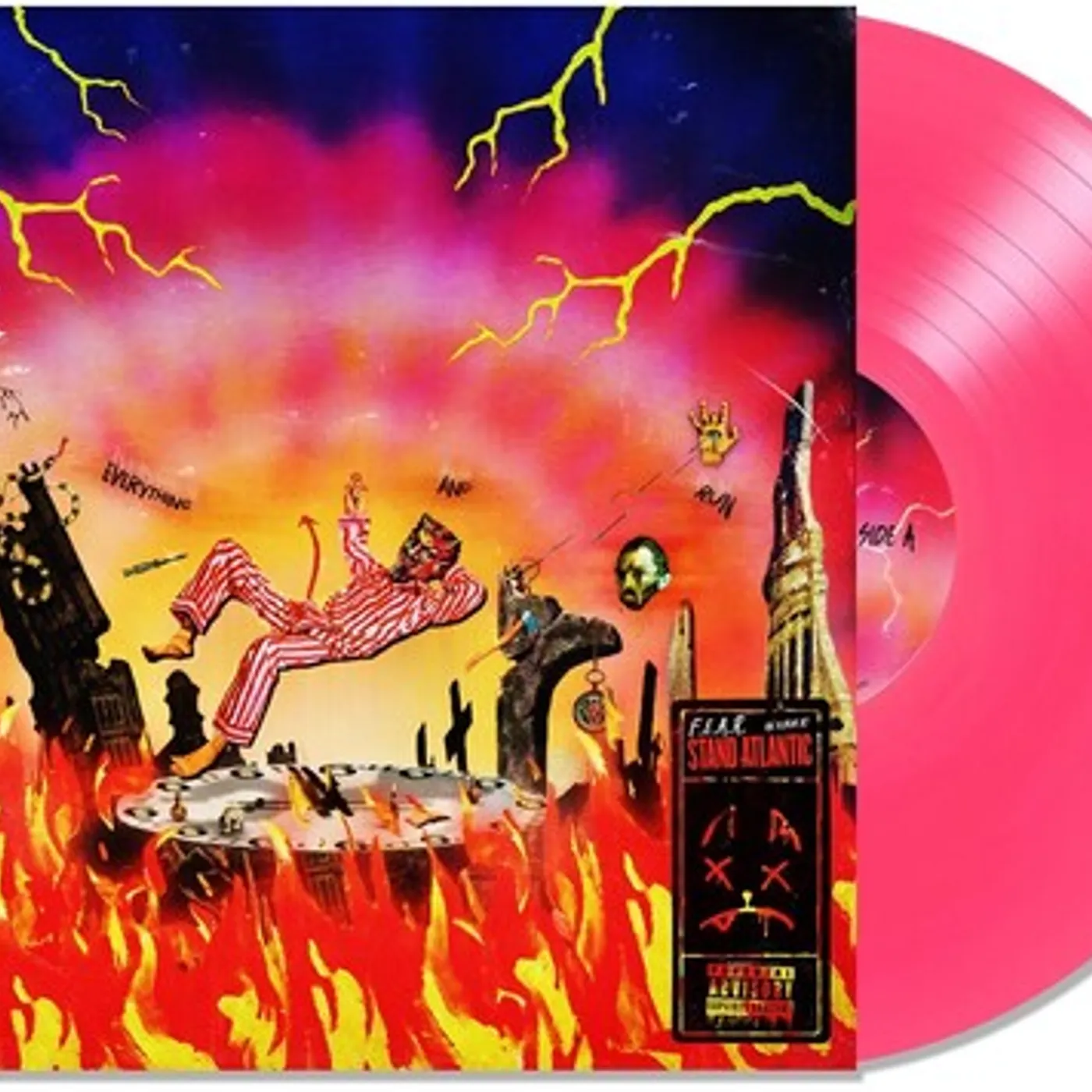 Stand Atlantic LP Vinyl - F.E.A.R. - Hot Pink (Colv) (Pnk)