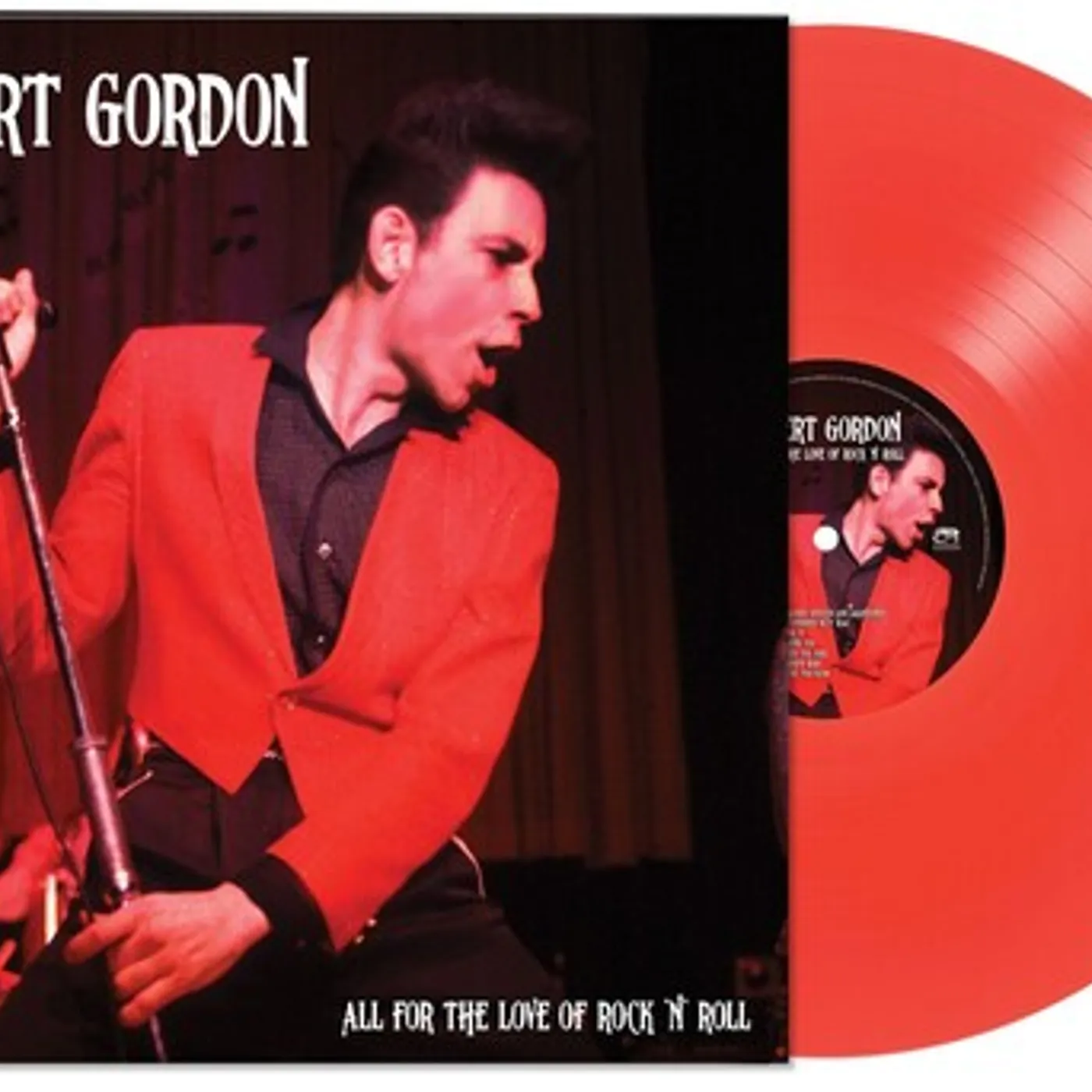 Robert Gordon LP Vinyl - All For The Love Of Rock N' Roll - Red (Colv)