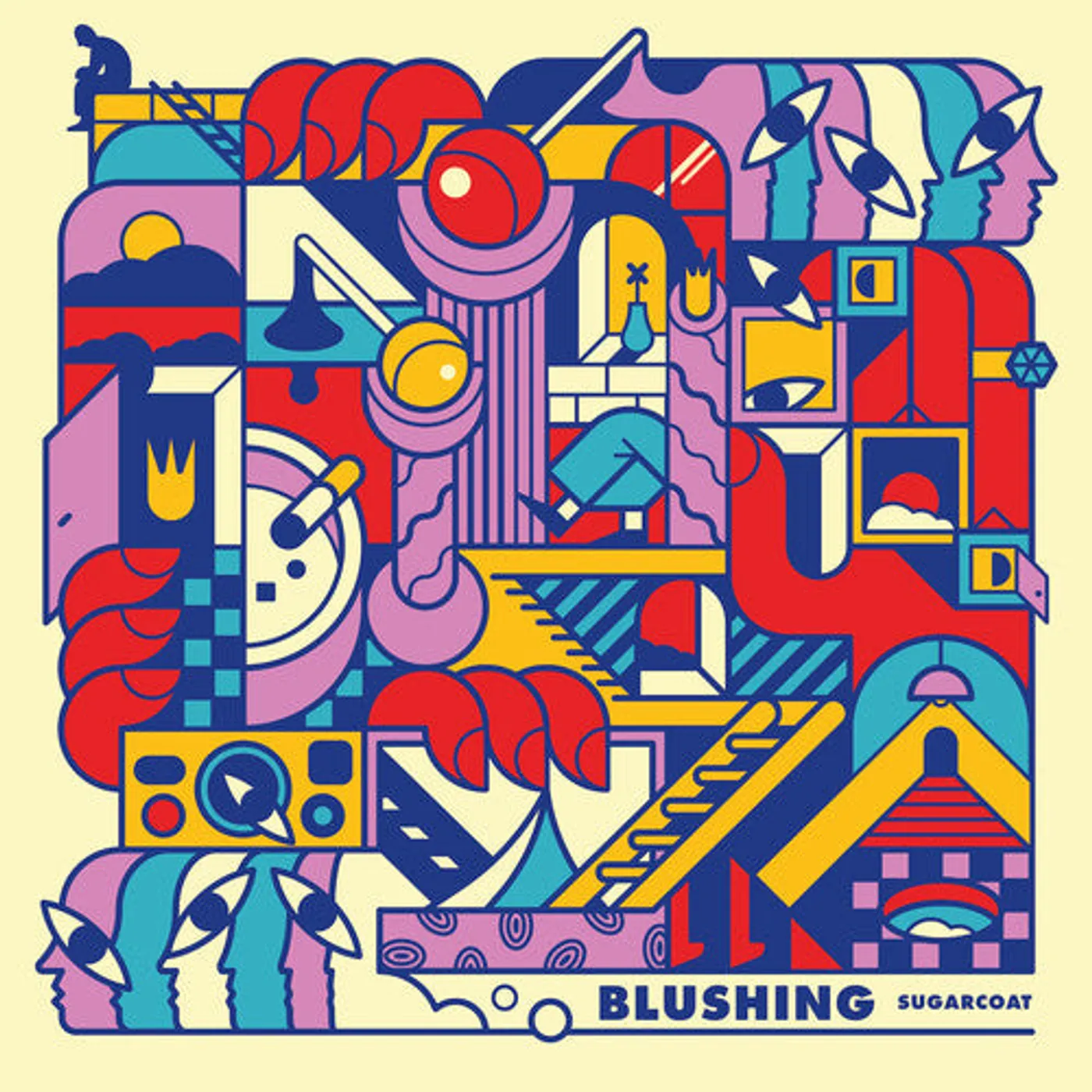 Blushing LP Vinyl - Sugarcoat - Red (Colv) (Red)