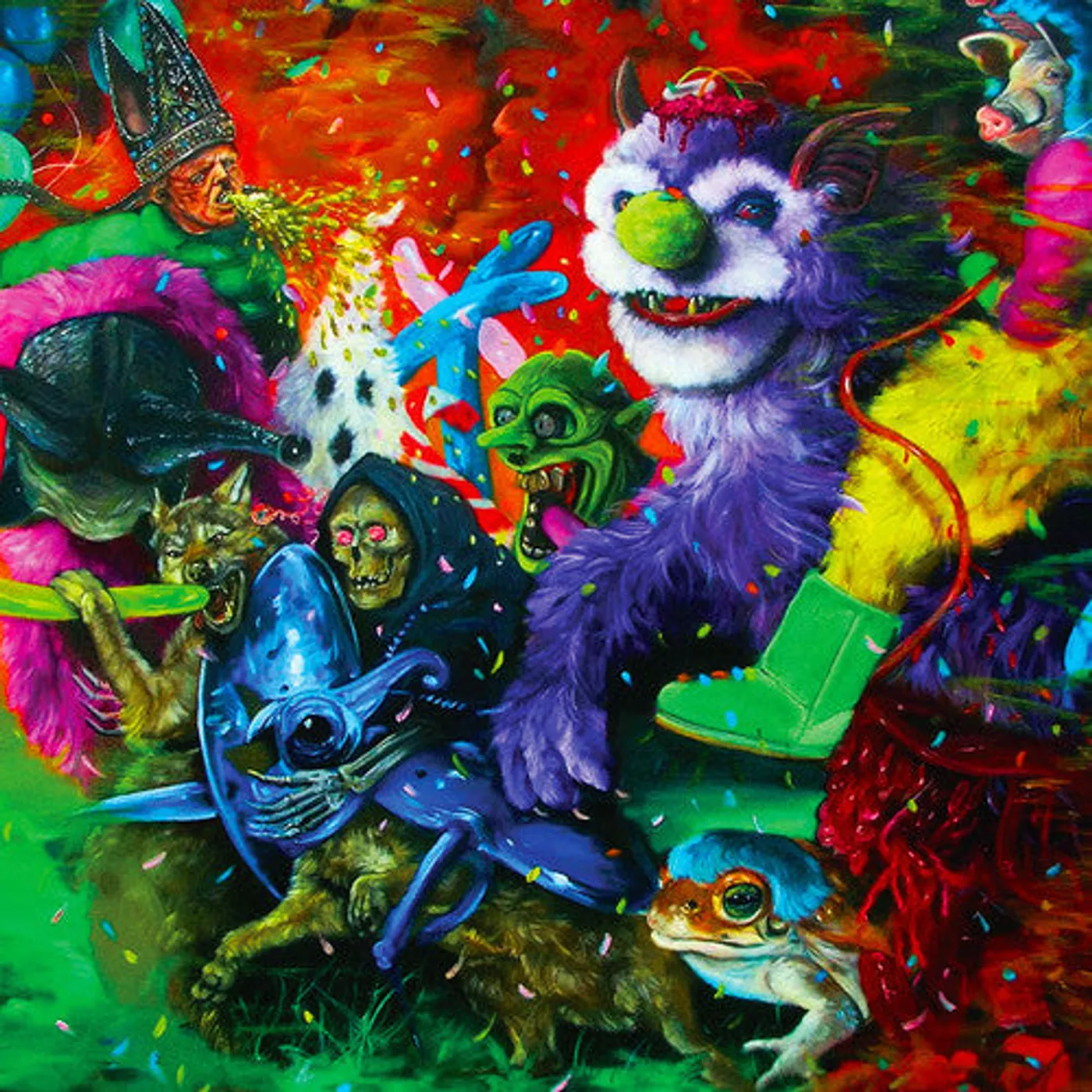 Tropical Fuck Storm LP Vinyl - Laughing Death In Meatspace - Slime Green