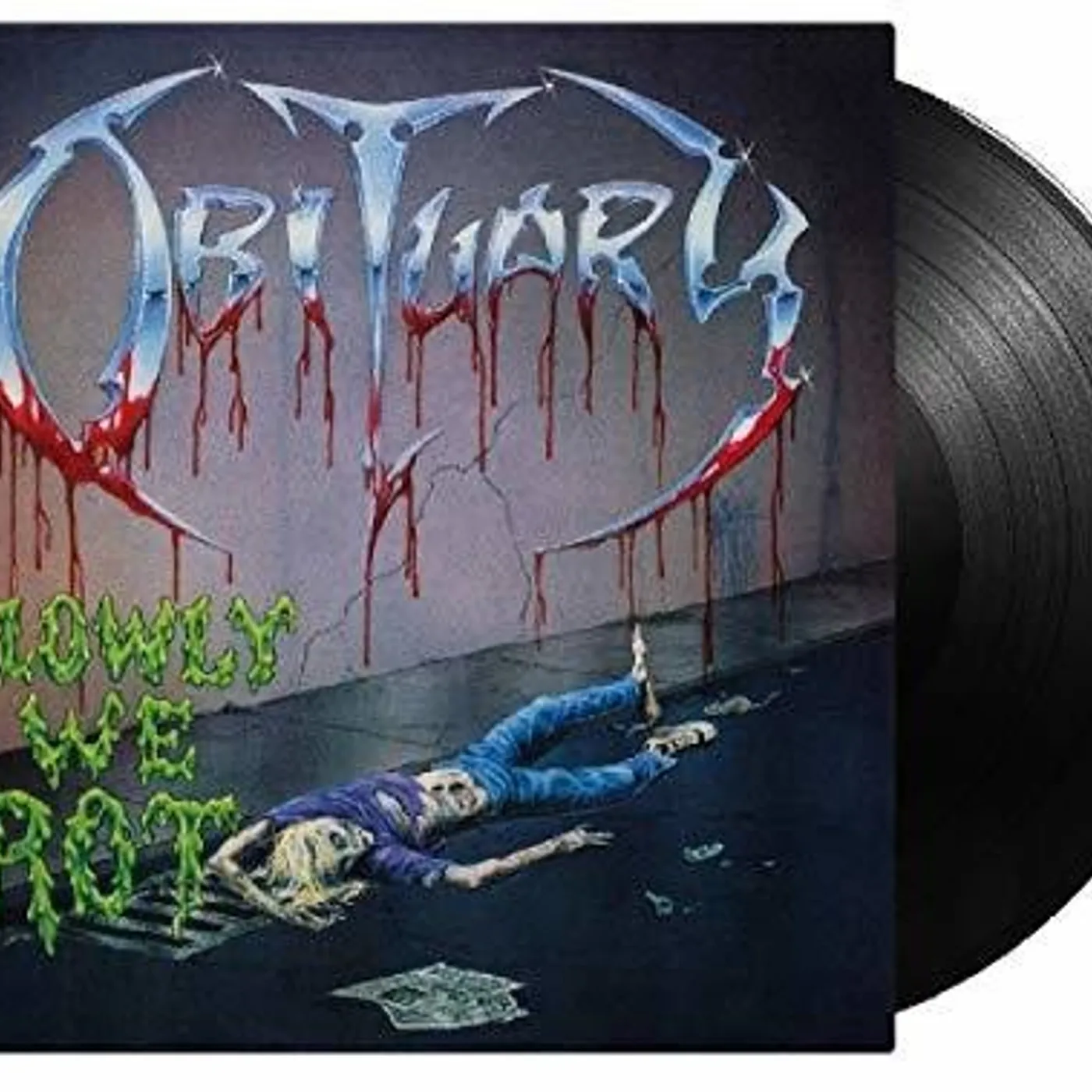 Obituary LP Vinyl - Slowly We Rot (Hol)