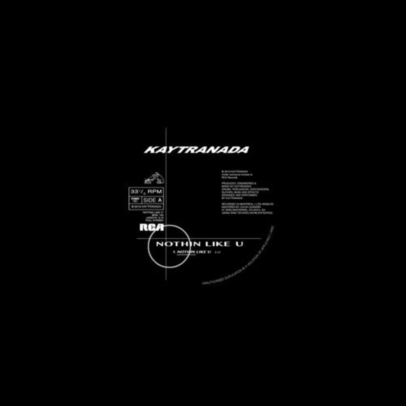 KAYTRANADA LP Vinyl - Nothin Like U / Chances (Ofv)