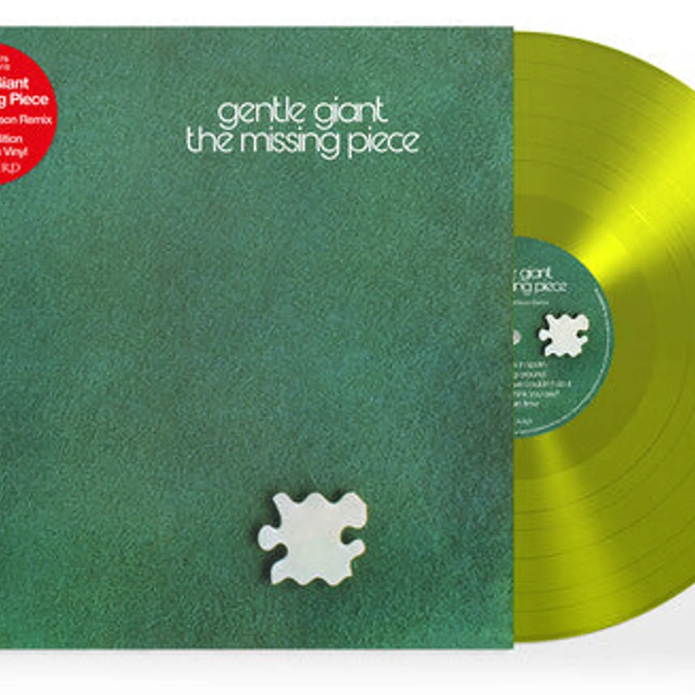 Gentle Giant LP Vinyl - Missing Piece - Steven Wilson Remix - Green (Colv)