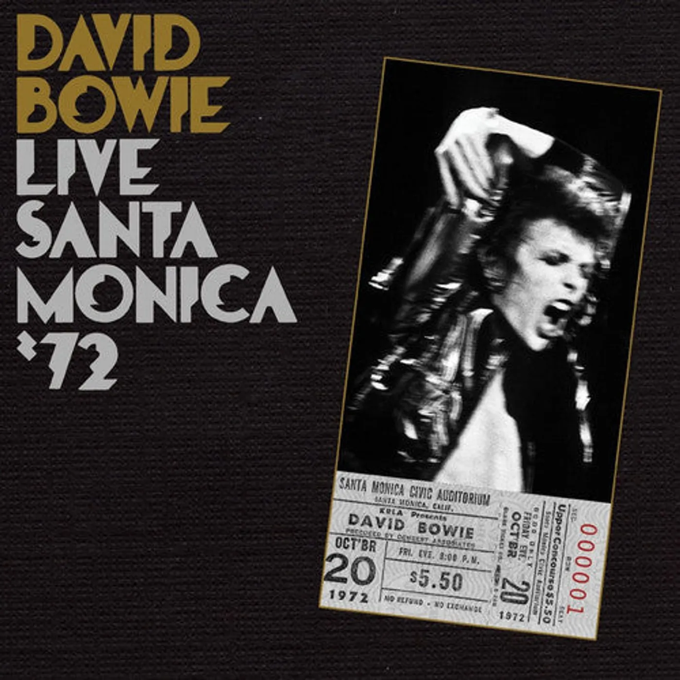 David Bowie LP Vinyl - Live Santa Monica 72