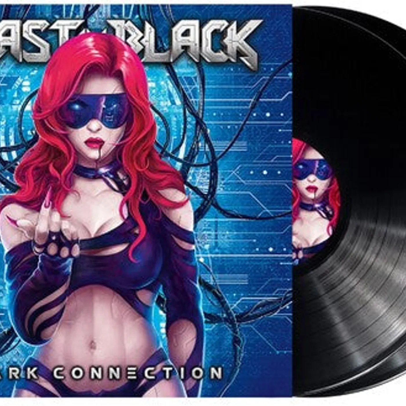 Beast In Black LP Vinyl - Dark Connection - Black (Blk) (Gate Fold)