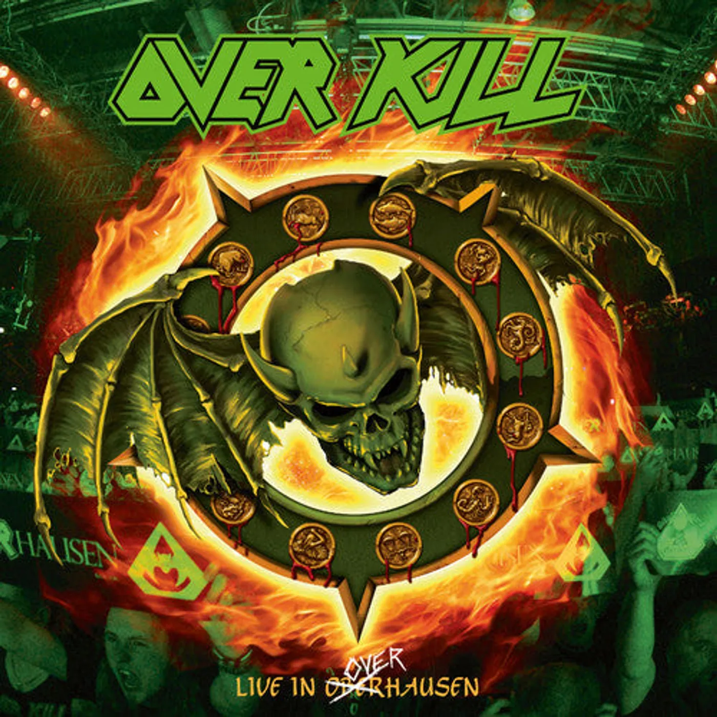 Overkill LP Vinyl - Horrorscope (Live In Overhausen) (Colv) (Grn)