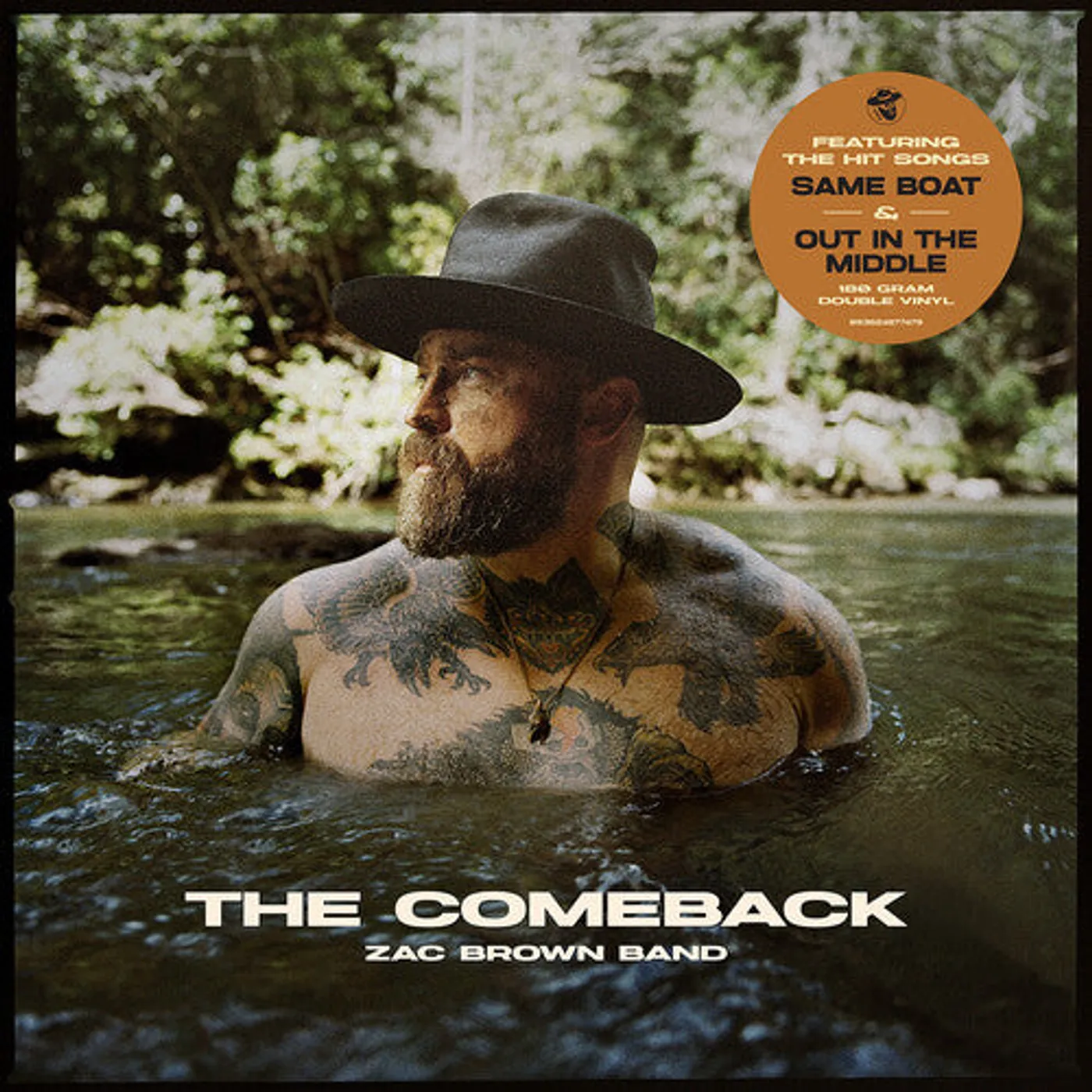 Zac Brown LP Vinyl - Comeback
