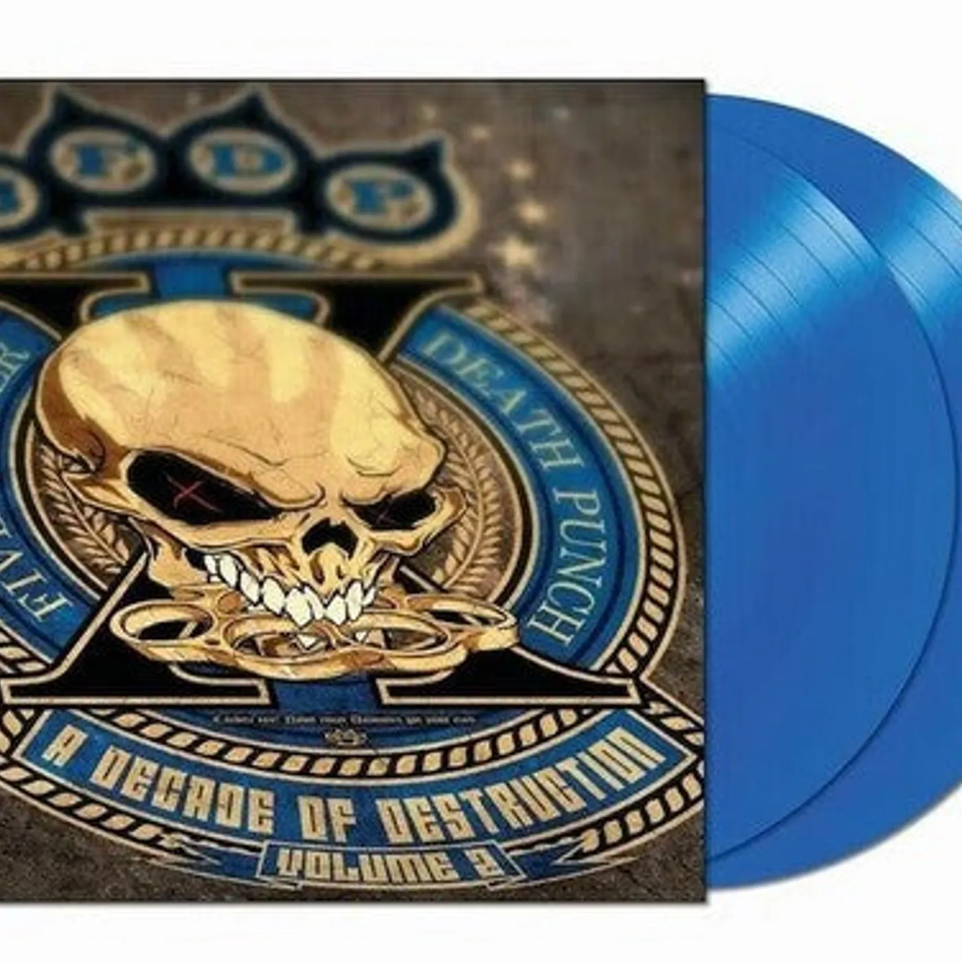 Five Finger Death Punch LP Vinyl - A Decade Of Destruction Vol 2 - Cobalt Blue (Blue)