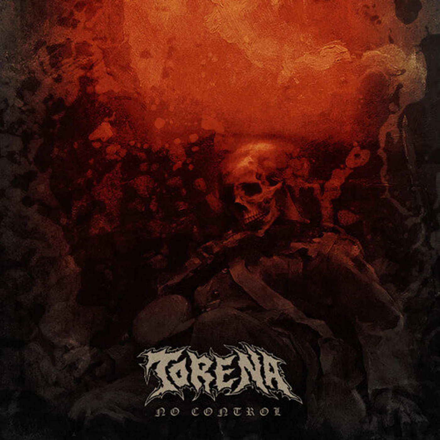 Torena LP Vinyl - No Control - Half Bone/Half Transparent Red (Colv)