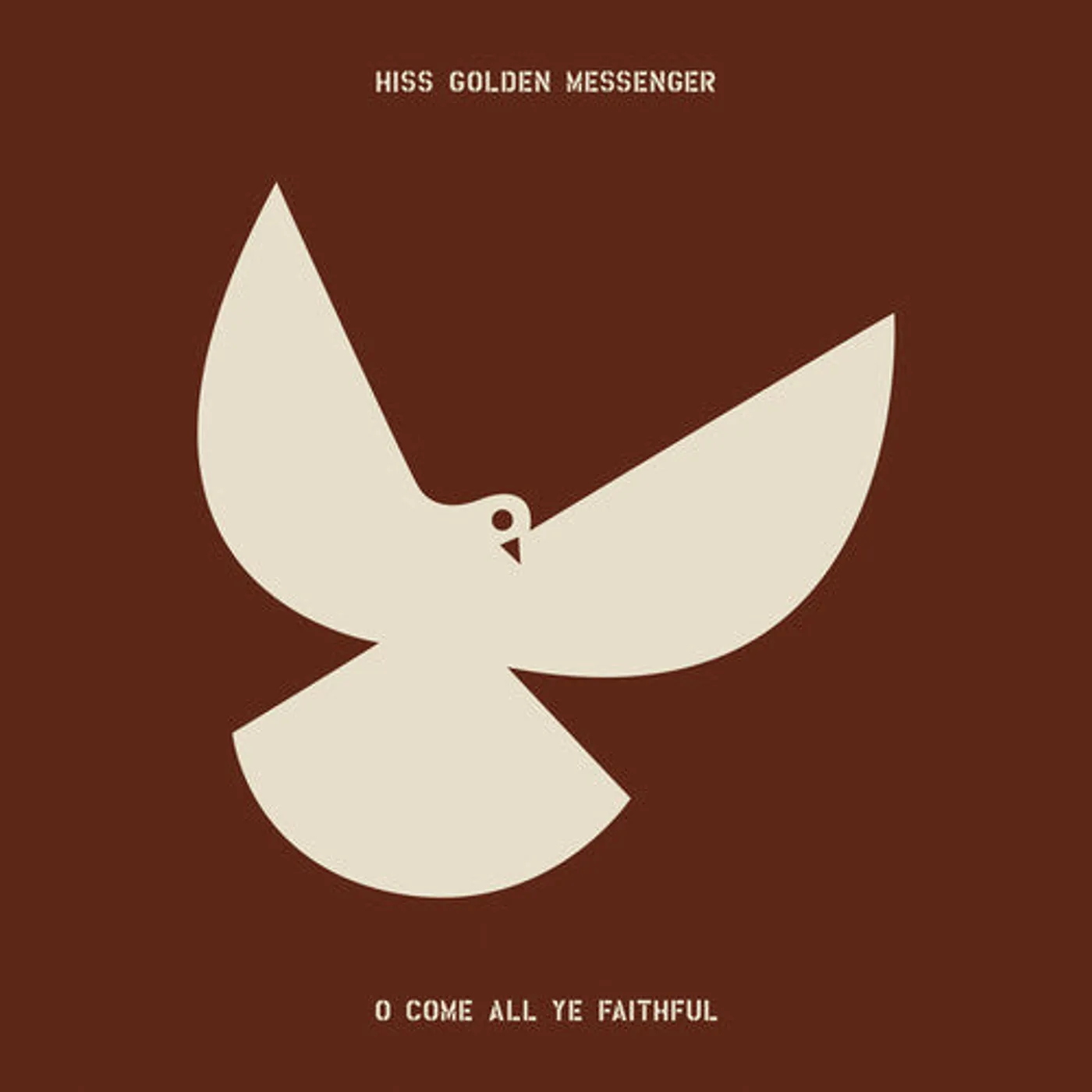 Hiss Golden Messenger LP Vinyl - O Come All Ye Faithful (Bone Green Red Splatter)