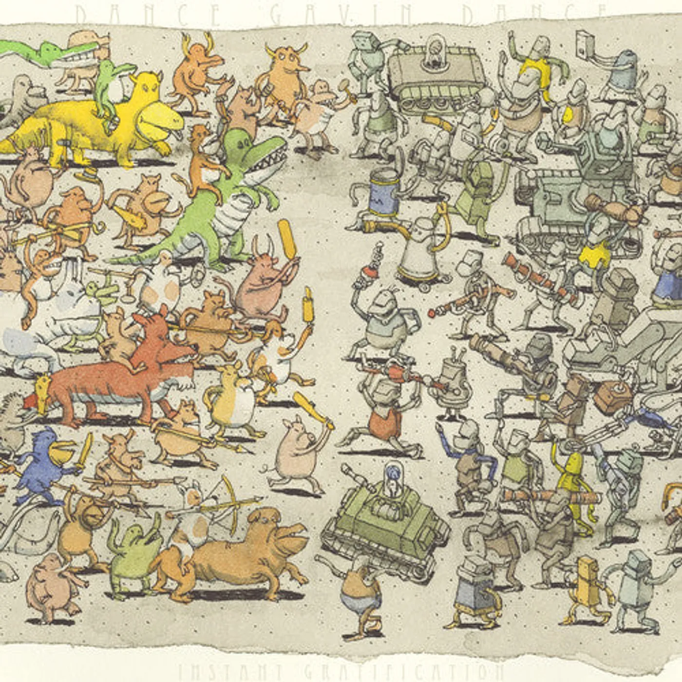 Dance Gavin Dance LP Vinyl - Instant Gratification (W/Cd) (Colv)