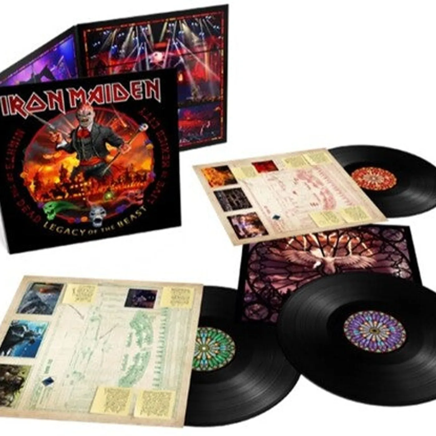 Iron Maiden LP Vinyl - Night Of The Dead Legacy Of The Beast: Live In