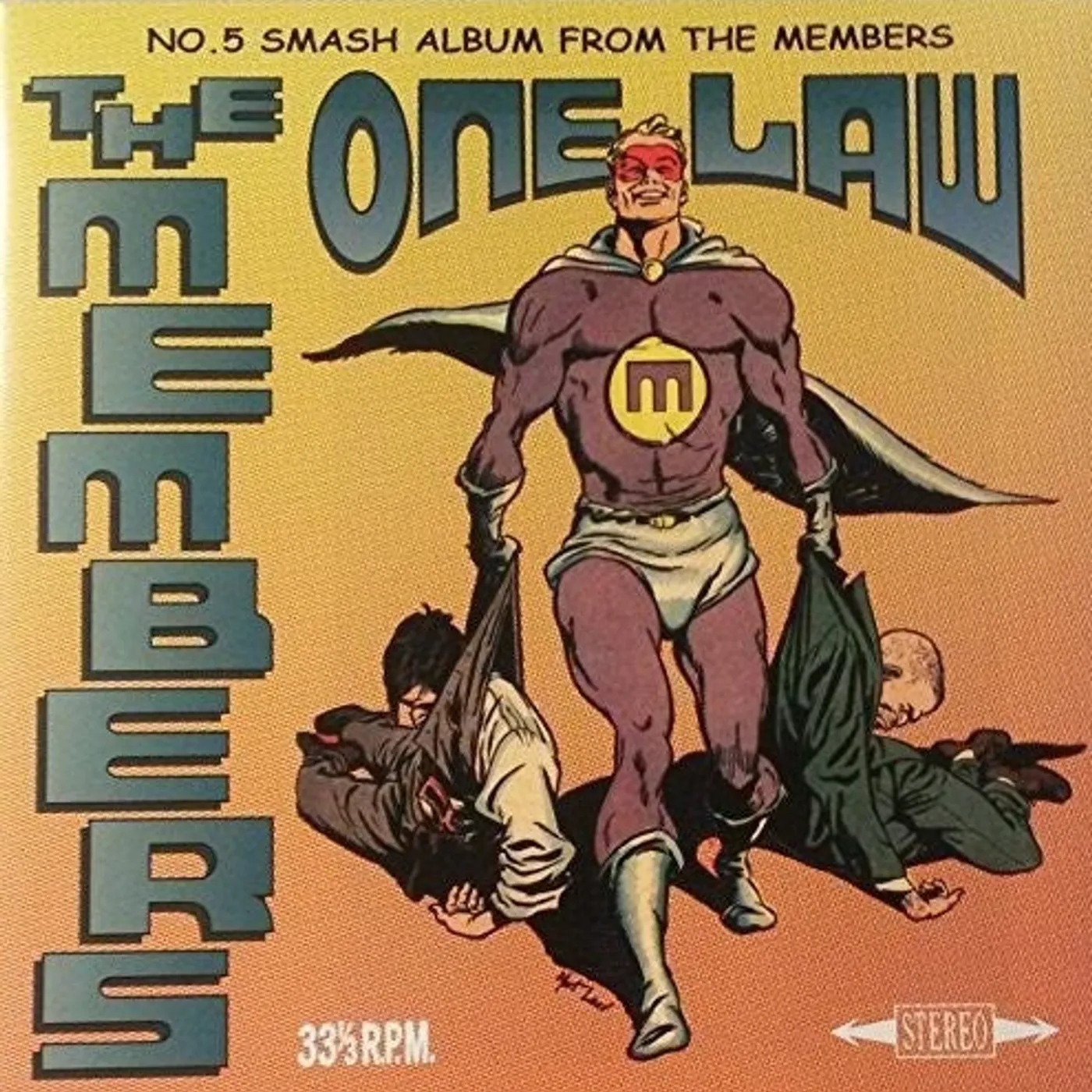 The Members LP Vinyl - One Law (Uk)