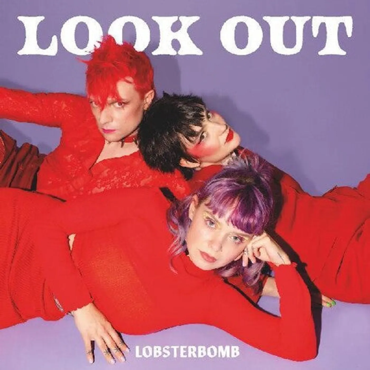 Lobsterbomb LP Vinyl - Look Out (Coloured Vinyl) (Red)
