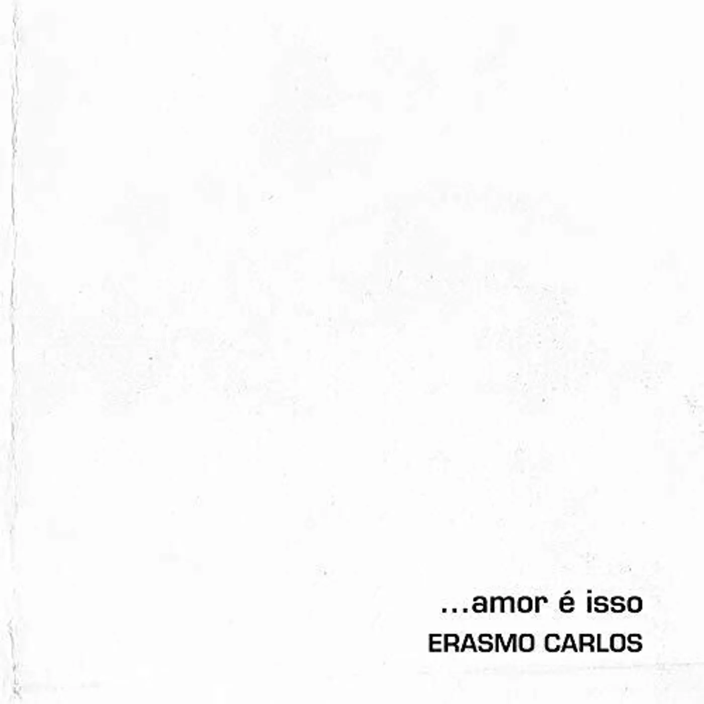 Erasmo Carlos LP Vinyl - Amor E Isso