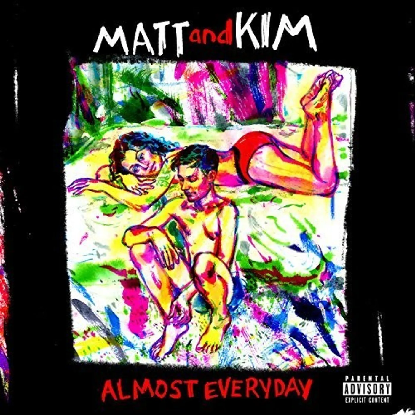 Matt and Kim LP Vinyl - Almost Everyday (Coloured Vinyl) (Red)