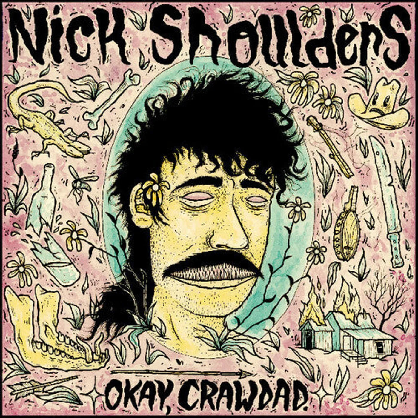Nick Shoulders LP Vinyl - Okay Crawdad (Coloured Vinyl) (Viol)