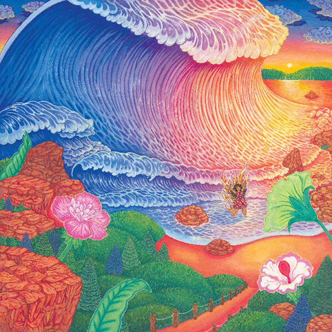 Thanya Iyer LP Vinyl - Tide/Tied (Blue) (Coloured Vinyl) (Stic) (Wht) (Dlcd)
