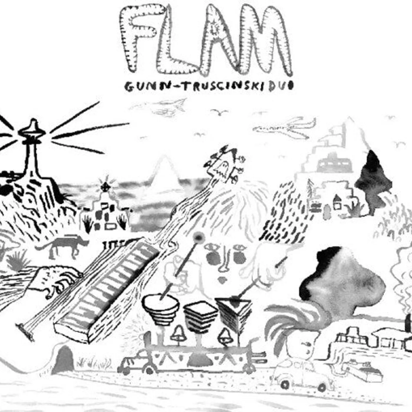 Gunn - Truscinski Duo LP Vinyl - Flam (Dlcd) (Osgv)