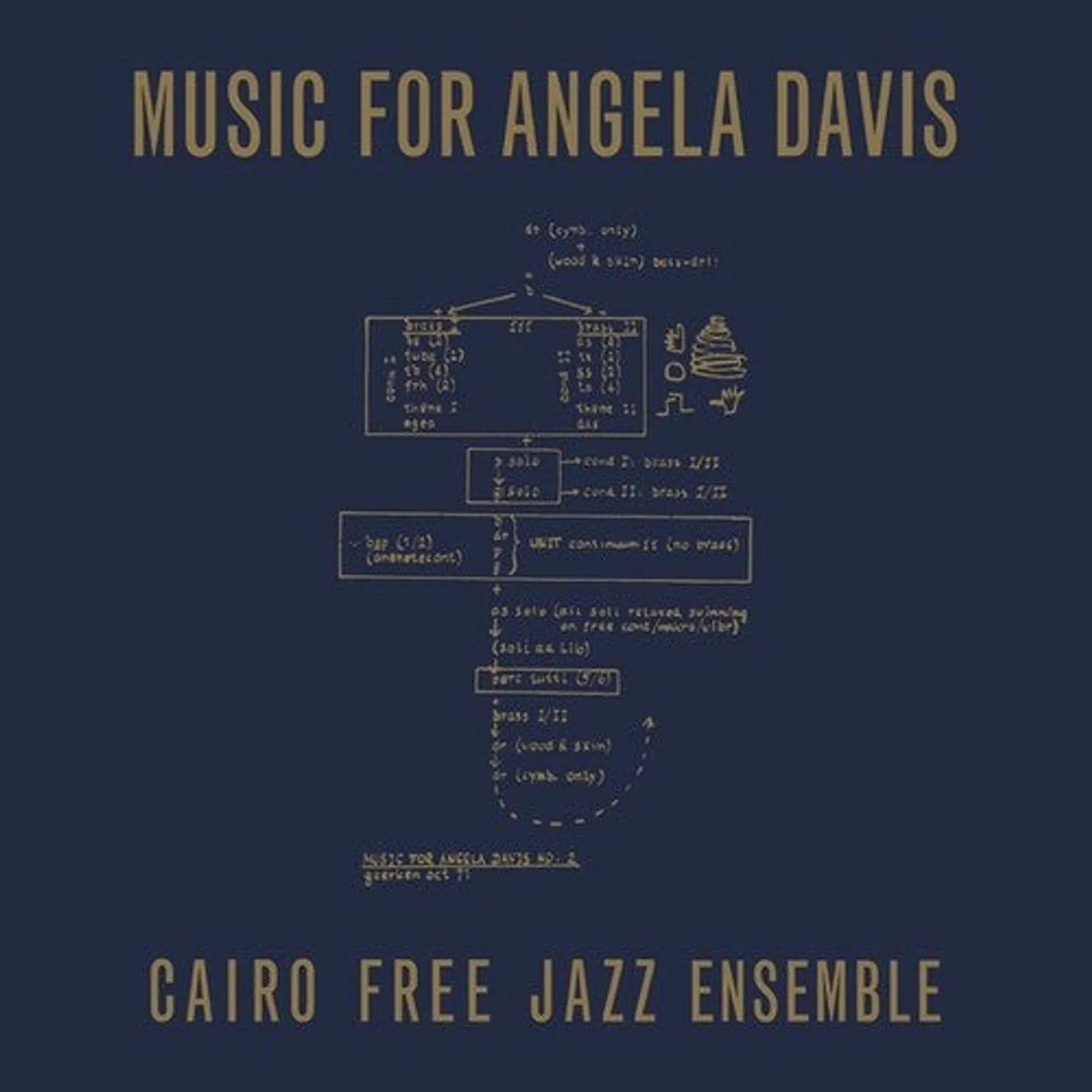 Cairo Free Jazz Ensemble LP Vinyl - Music For Angela Davis