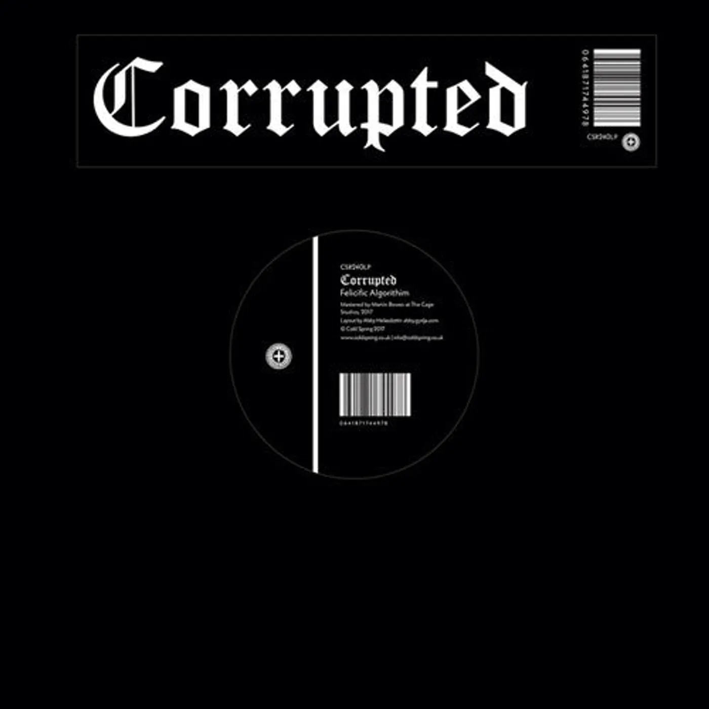 Corrupted LP Vinyl - Felicific Algorithim
